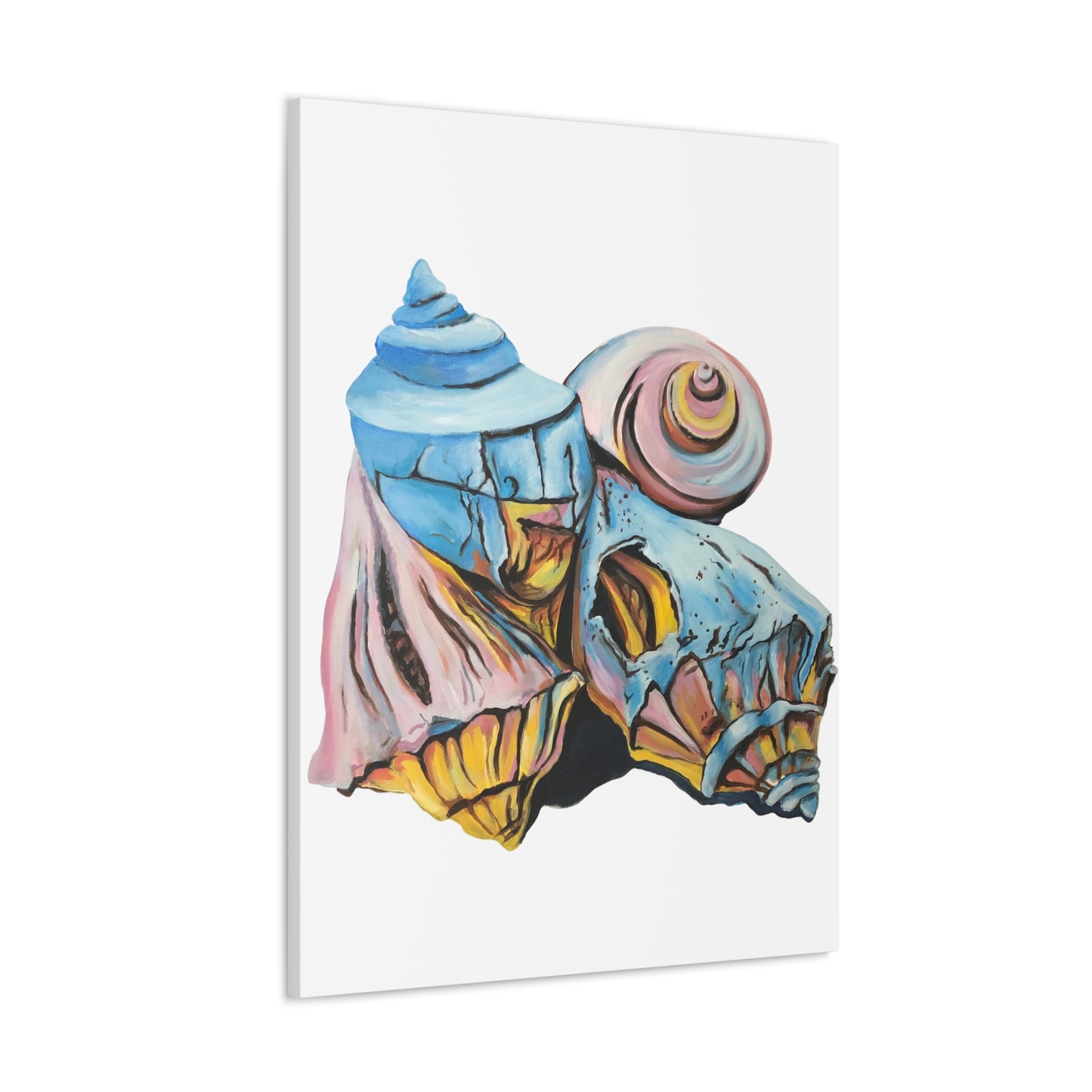 Canvas Gallery Wraps, Artsy Beach Shells, Beachwalker Club Collection