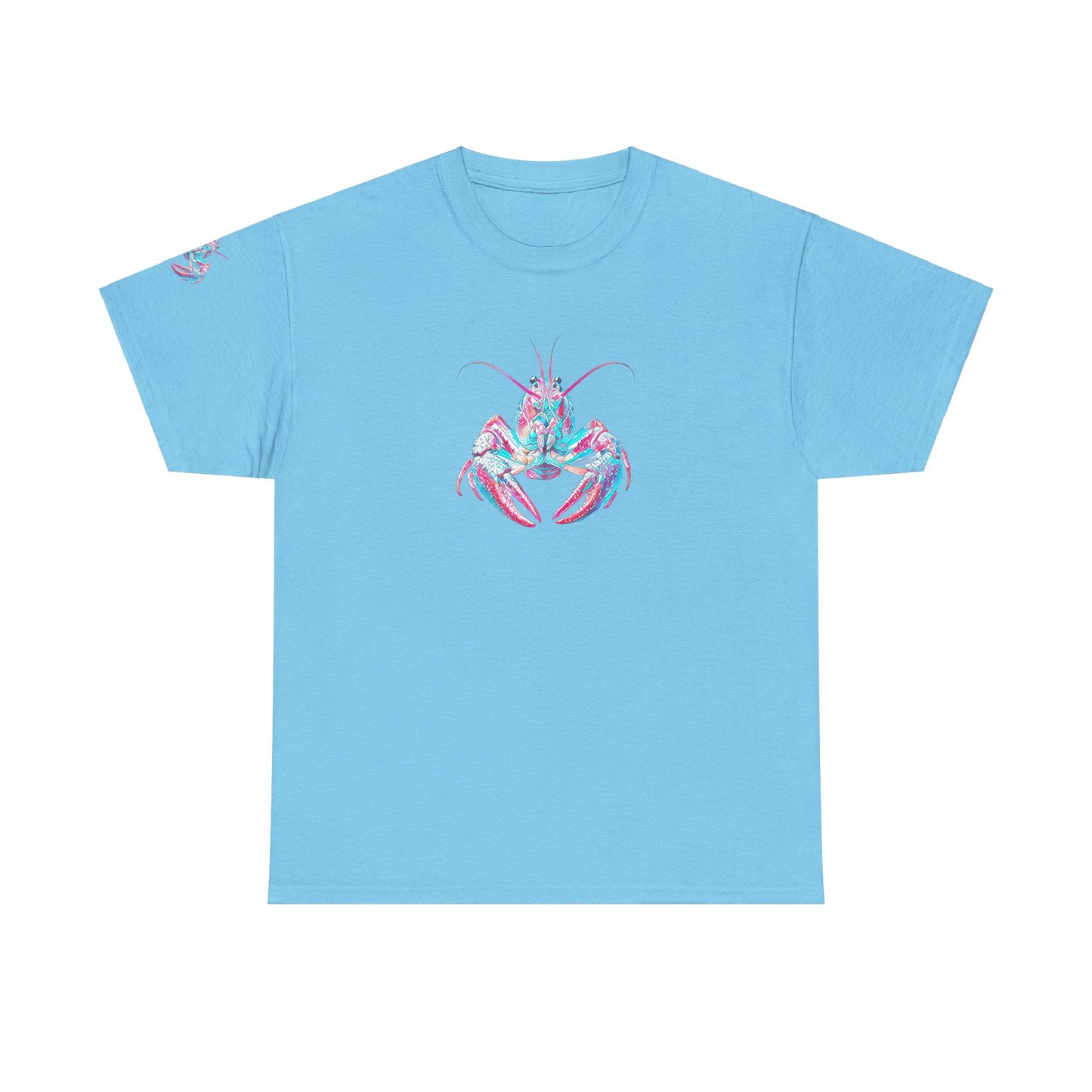 Unisex Heavy Cotton Tee, Abstract Girly Girl's Crawfish Season, Life on the Bayou Collection