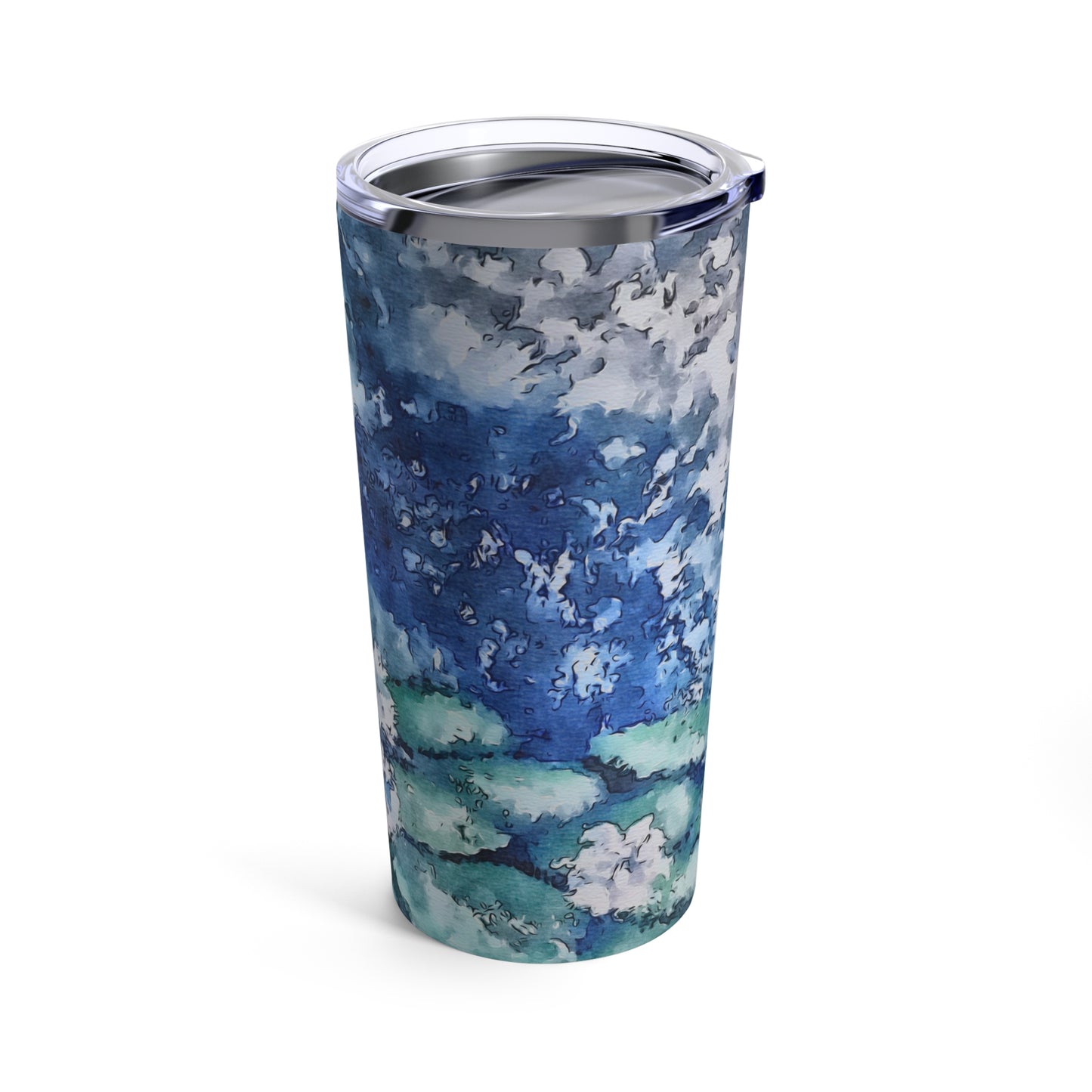Tumbler 20oz, Water Lilies, FrediFreds Home Collection
