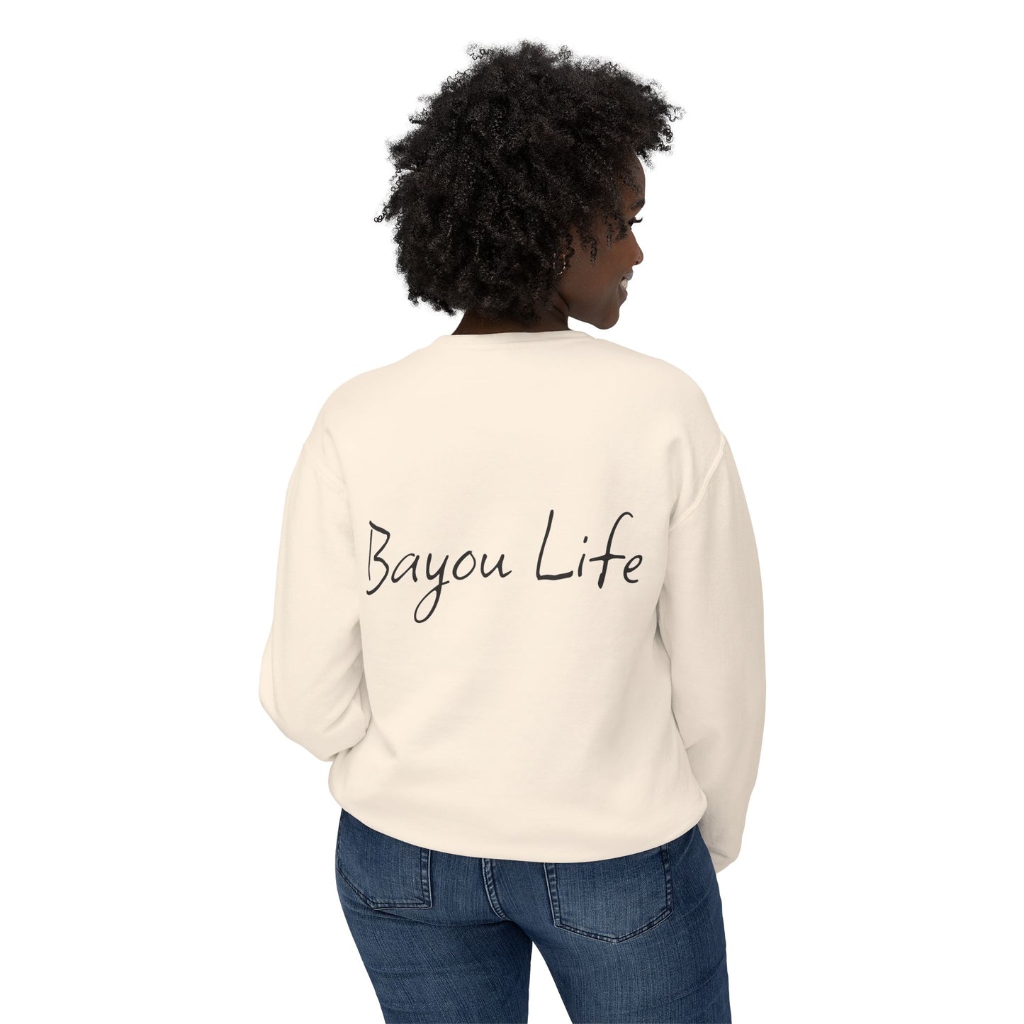 Unisex Lightweight Crewneck Sweatshirt, Life on the Bayou