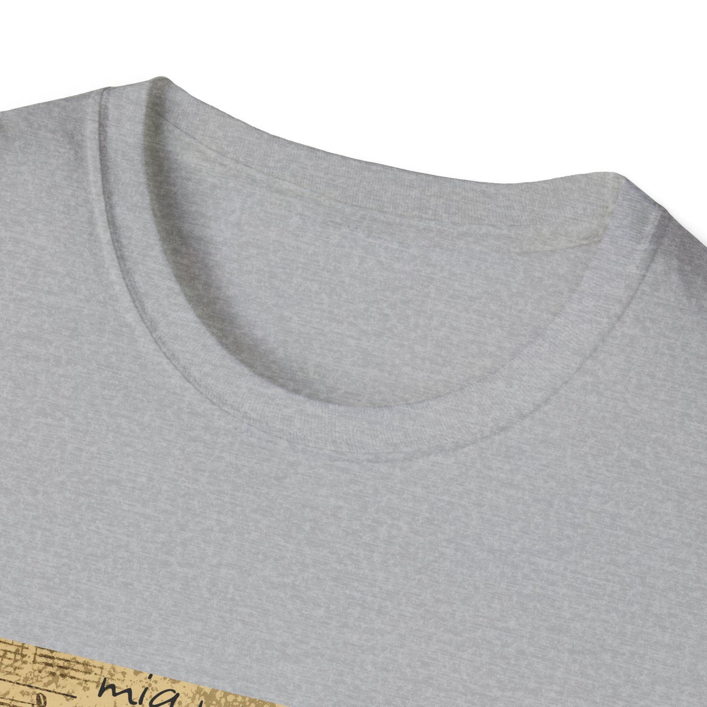 Unisex Softstyle T-Shirt, Pianist, Love Notes, Soul Music