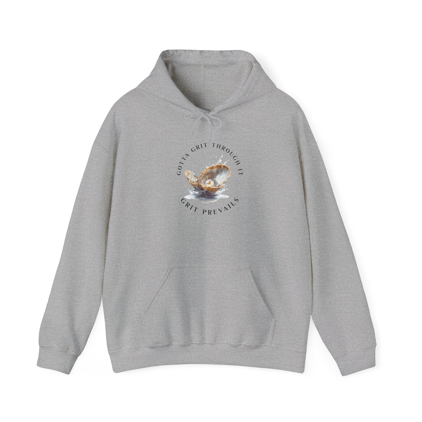 Unisex Heavy Blend™ Hooded Sweatshirt, Grit Prevails, Gotta Grit Through It Collection