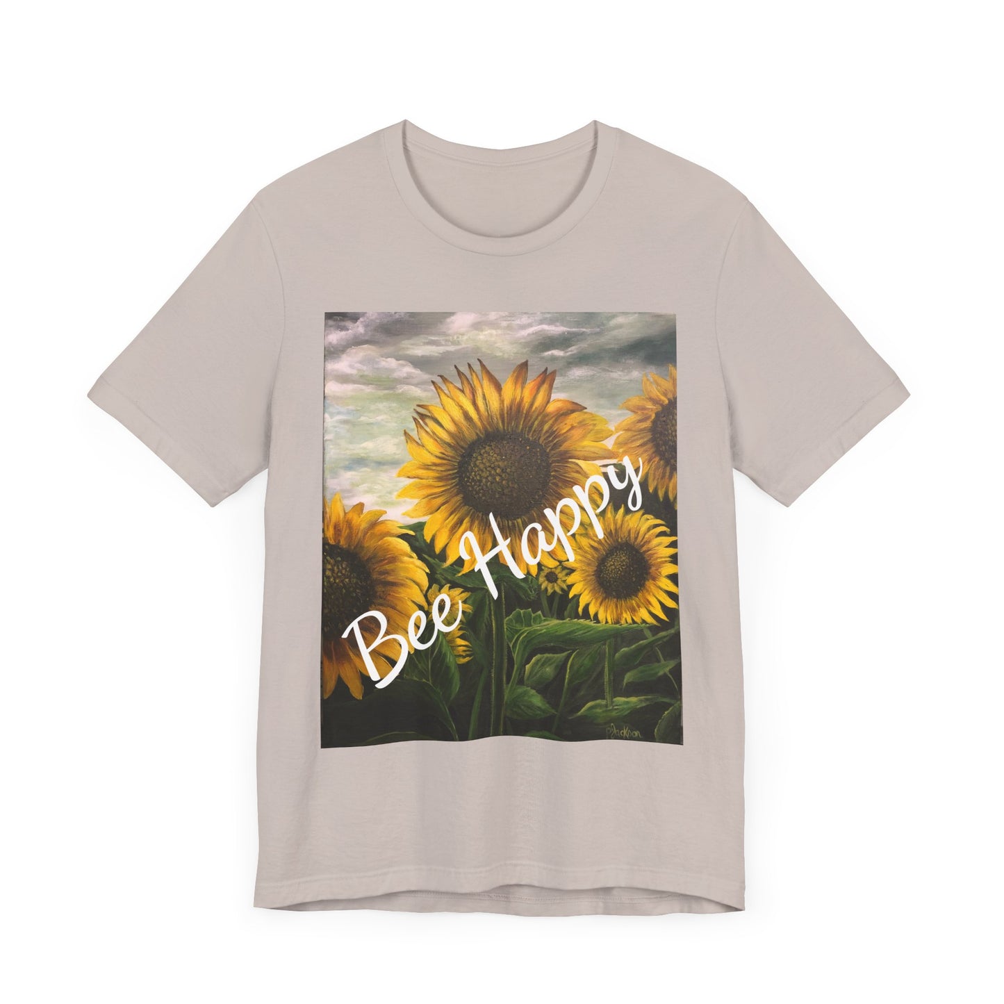 Unisex Jersey Short Sleeve Tee, Sunflowers, FrediFreds Home Collection