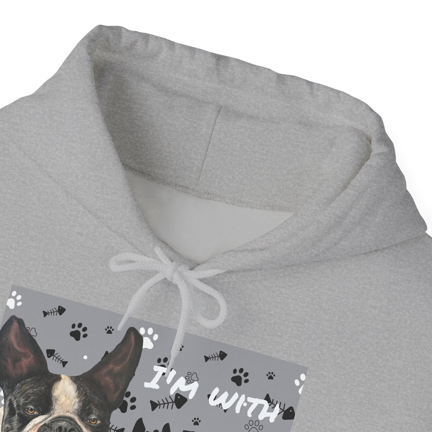 Unisex Heavy Blend™ Friendship Hooded Sweatshirt, I'm Vibing with Them, Max Loves Pookie Collection