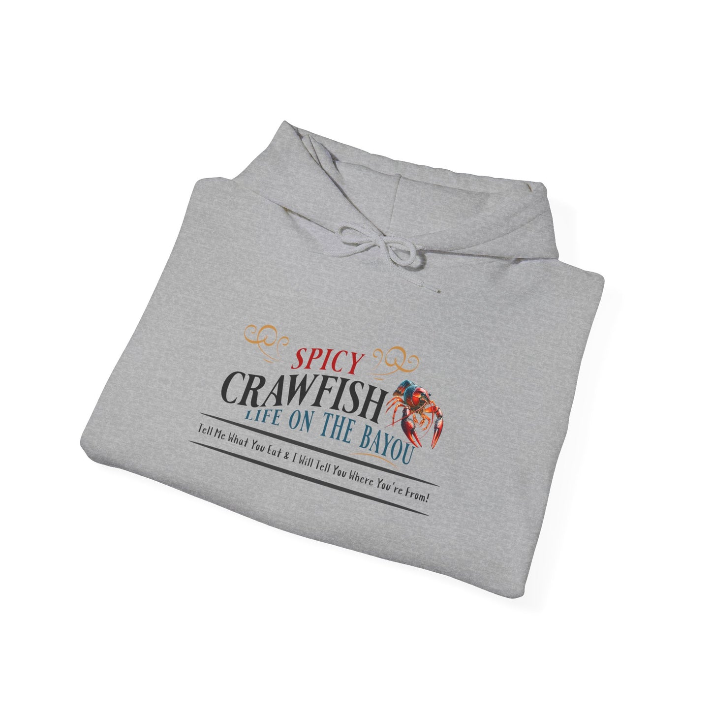 Unisex Heavy Blend™ Hooded Sweatshirt, Spicy Crawfish, Life on the Bayou, Life on the Bayou Collection