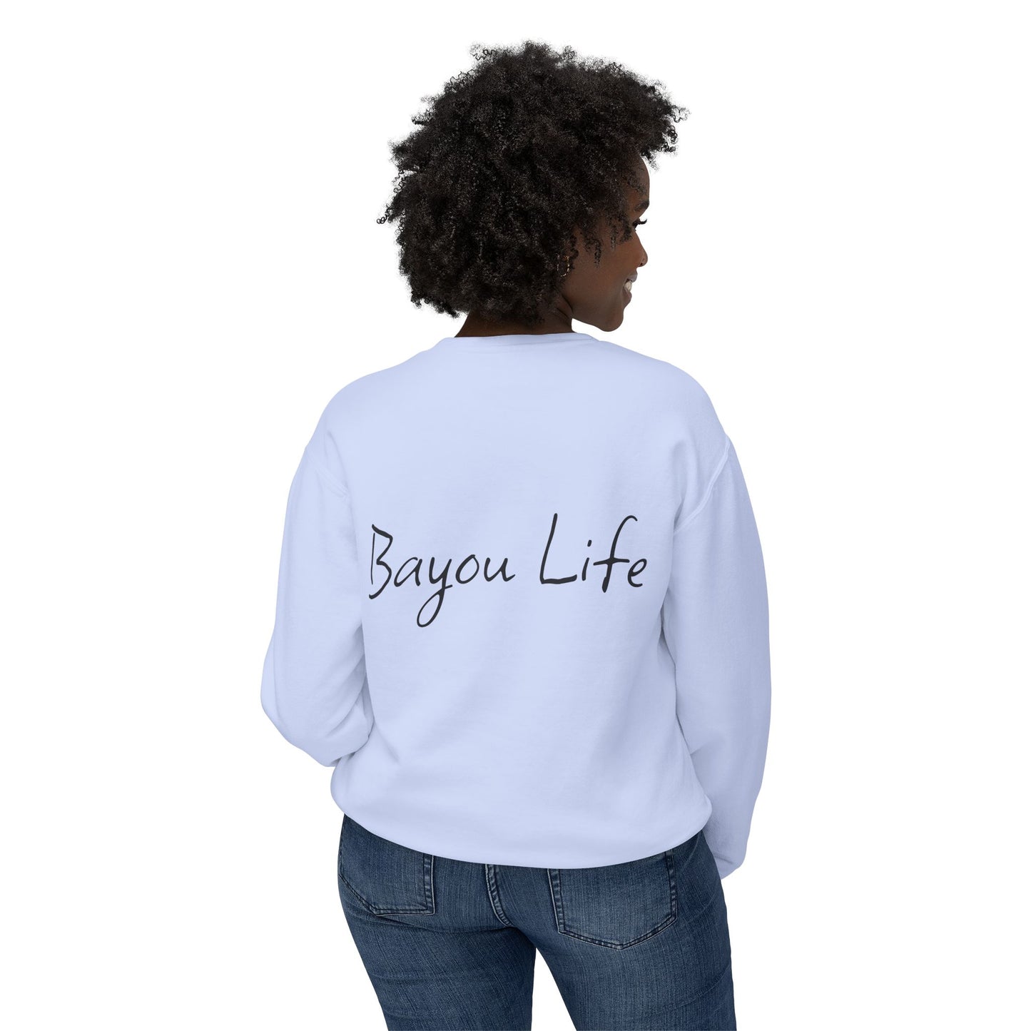 Unisex Lightweight Crewneck Sweatshirt, Life on the Bayou
