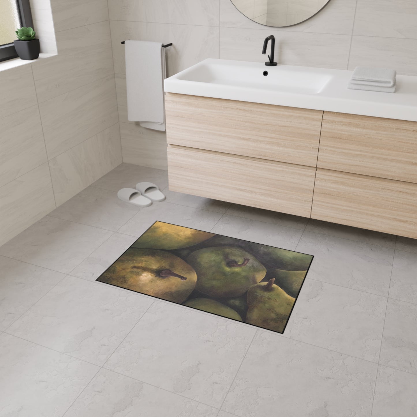 Heavy Duty Floor Mat, Pear Delight, FrediFreds Home Grown Collection