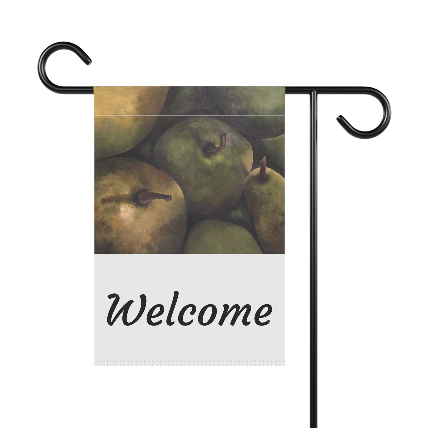 Garden & House Banner, Welcome Sign, Pear Delight, FrediFreds Home Collection
