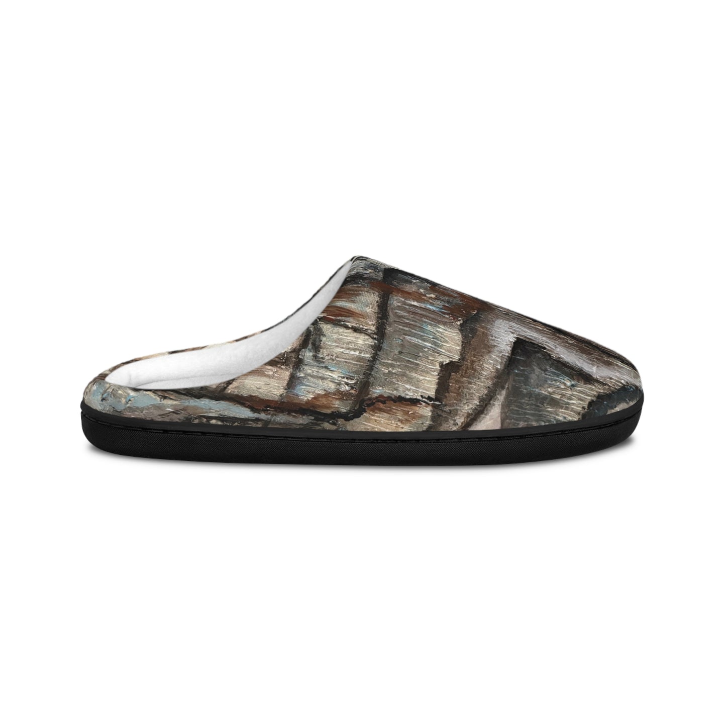 Men's Indoor Slippers, Artsy, Abstract Oyster Shells, FrediFreds Home Collection