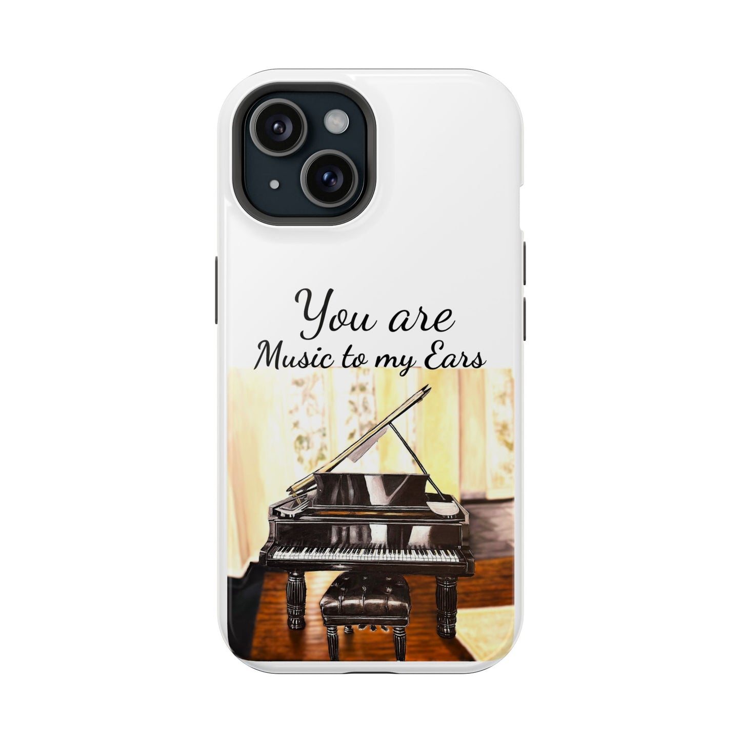 Magnetic Tough Cases, "Music to My Ears", Piano Art,