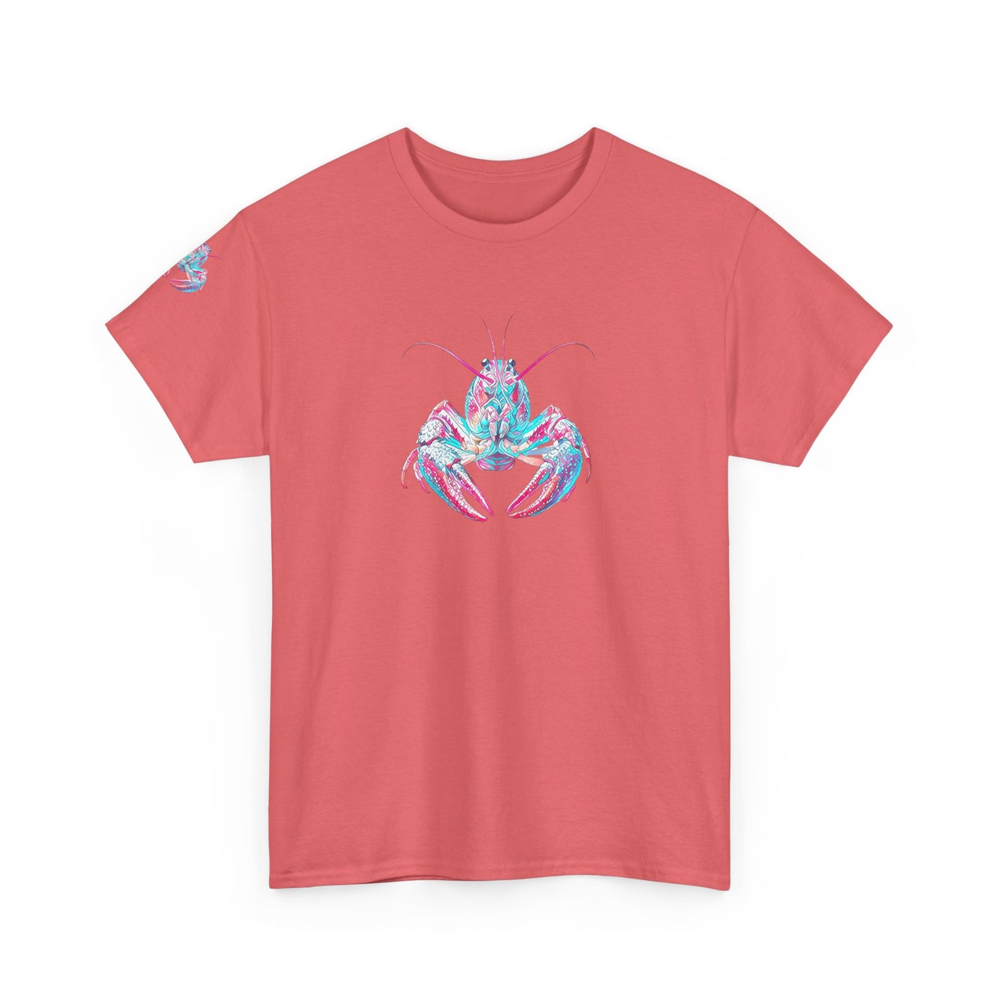 Unisex Heavy Cotton Tee, Abstract Girly Girl's Crawfish Season, Life on the Bayou Collection