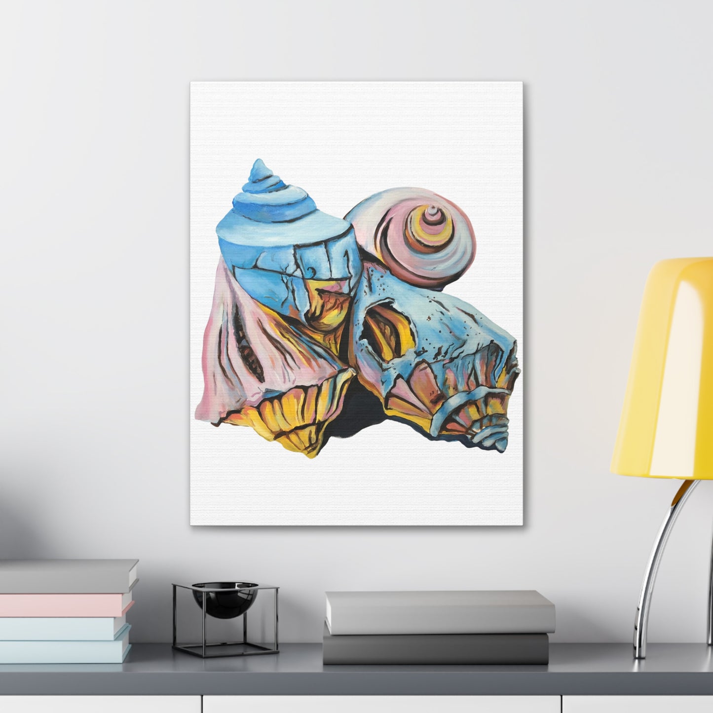 Canvas Gallery Wraps, Artsy Beach Shells, Beachwalker Club Collection