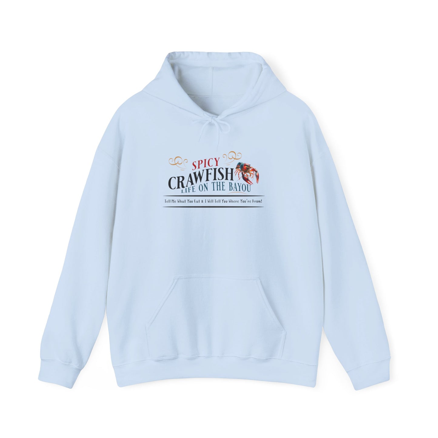 Unisex Heavy Blend™ Hooded Sweatshirt, Spicy Crawfish, Life on the Bayou, Life on the Bayou Collection