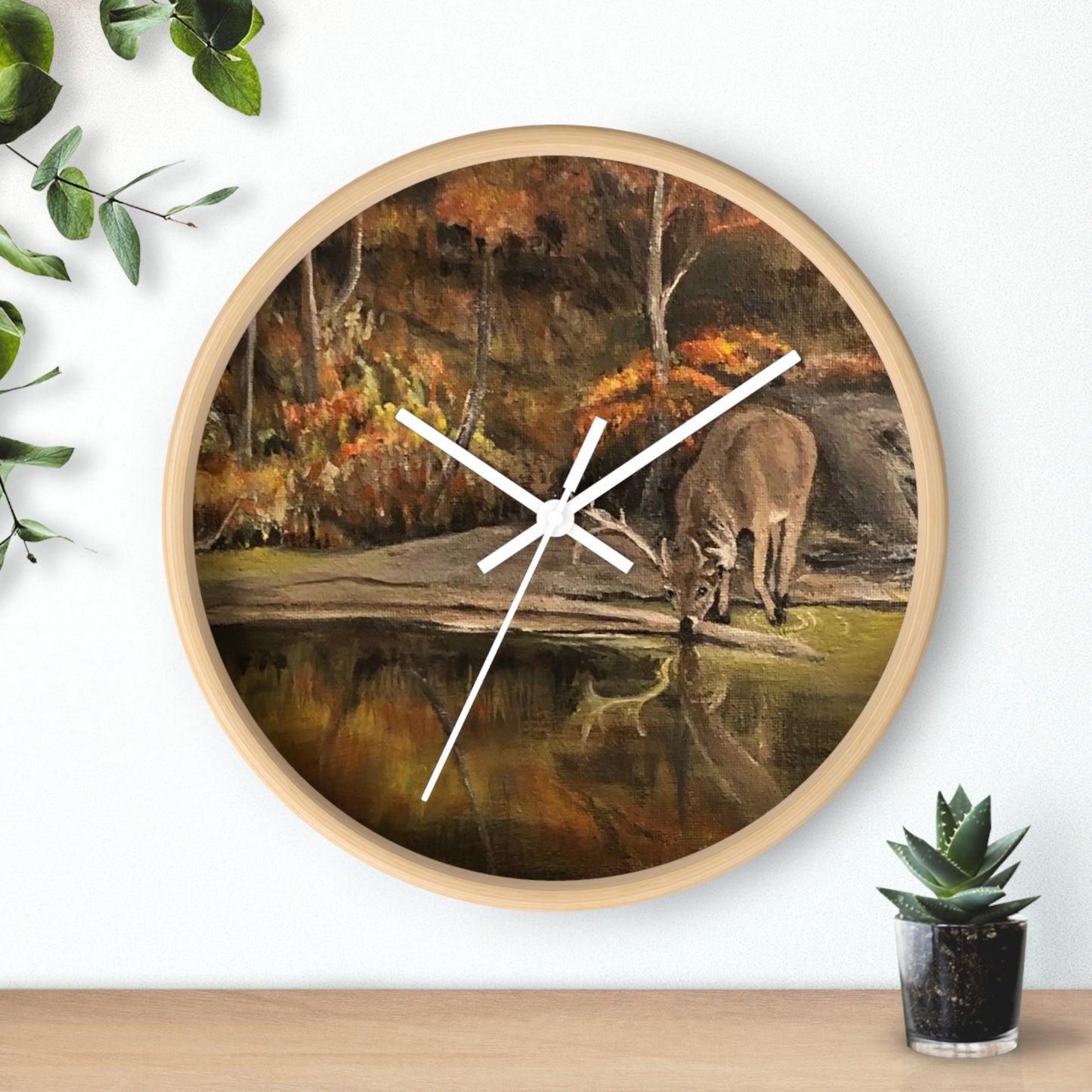 Wall Clock, Deer Haven, Life on the Bayou Collection
