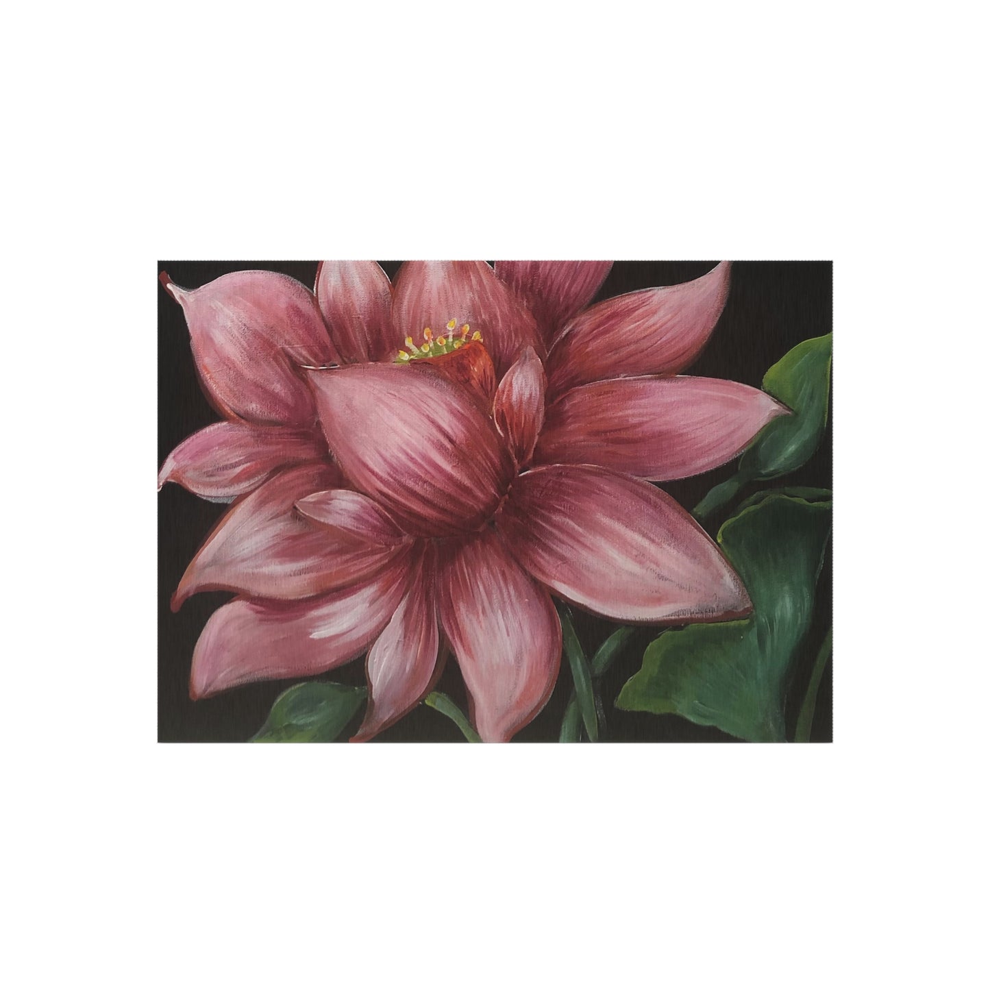 Outdoor Rug, Lotus Pink Midnight, Artsy, FrediFreds Home Collection