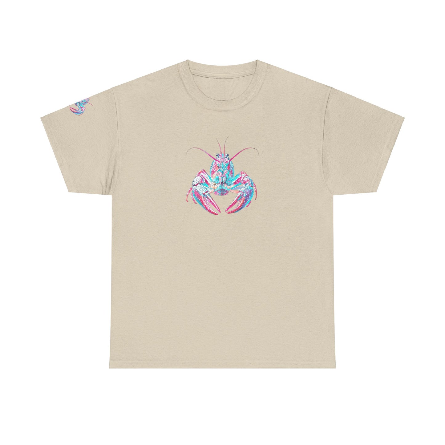 Unisex Heavy Cotton Tee, Abstract Girly Girl's Crawfish Season, Life on the Bayou Collection