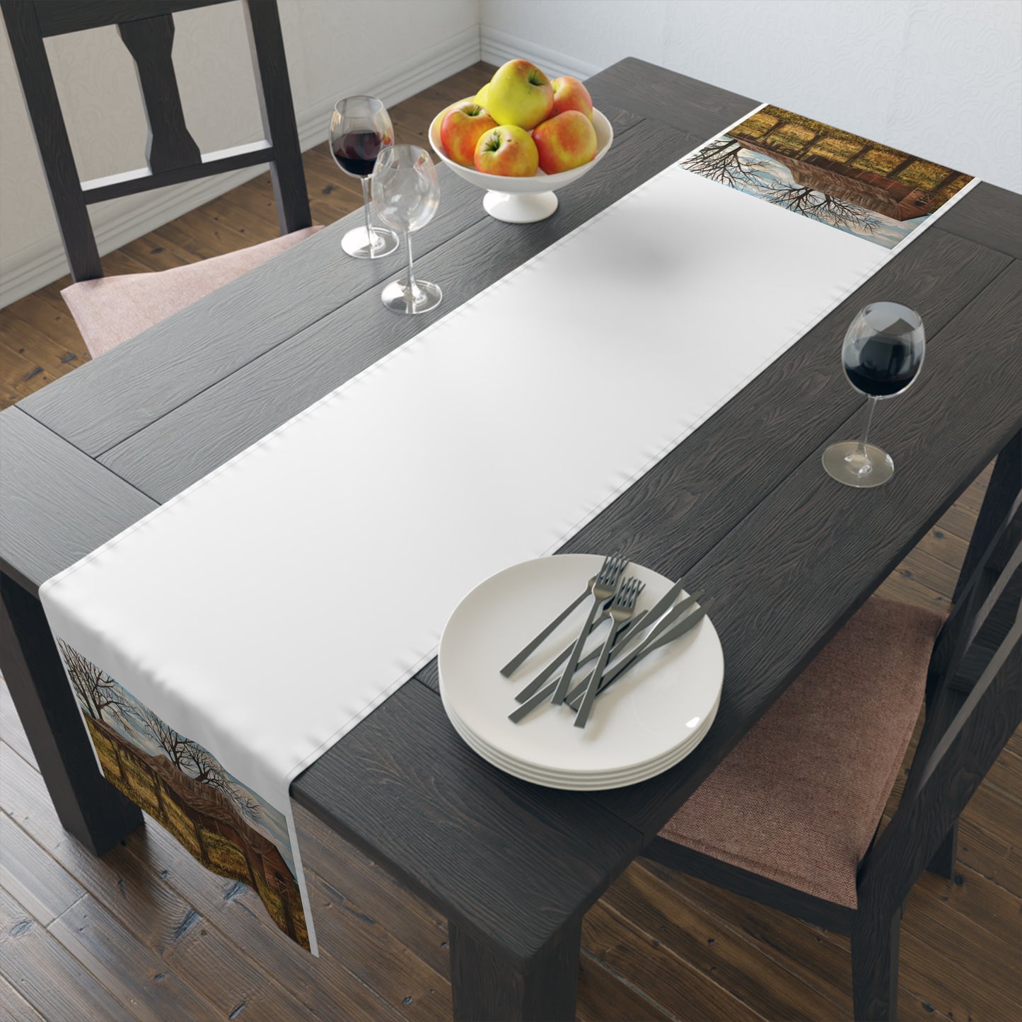 Table Runner (Cotton, Poly), Ole' Homeplace, FrediFreds Home Collection