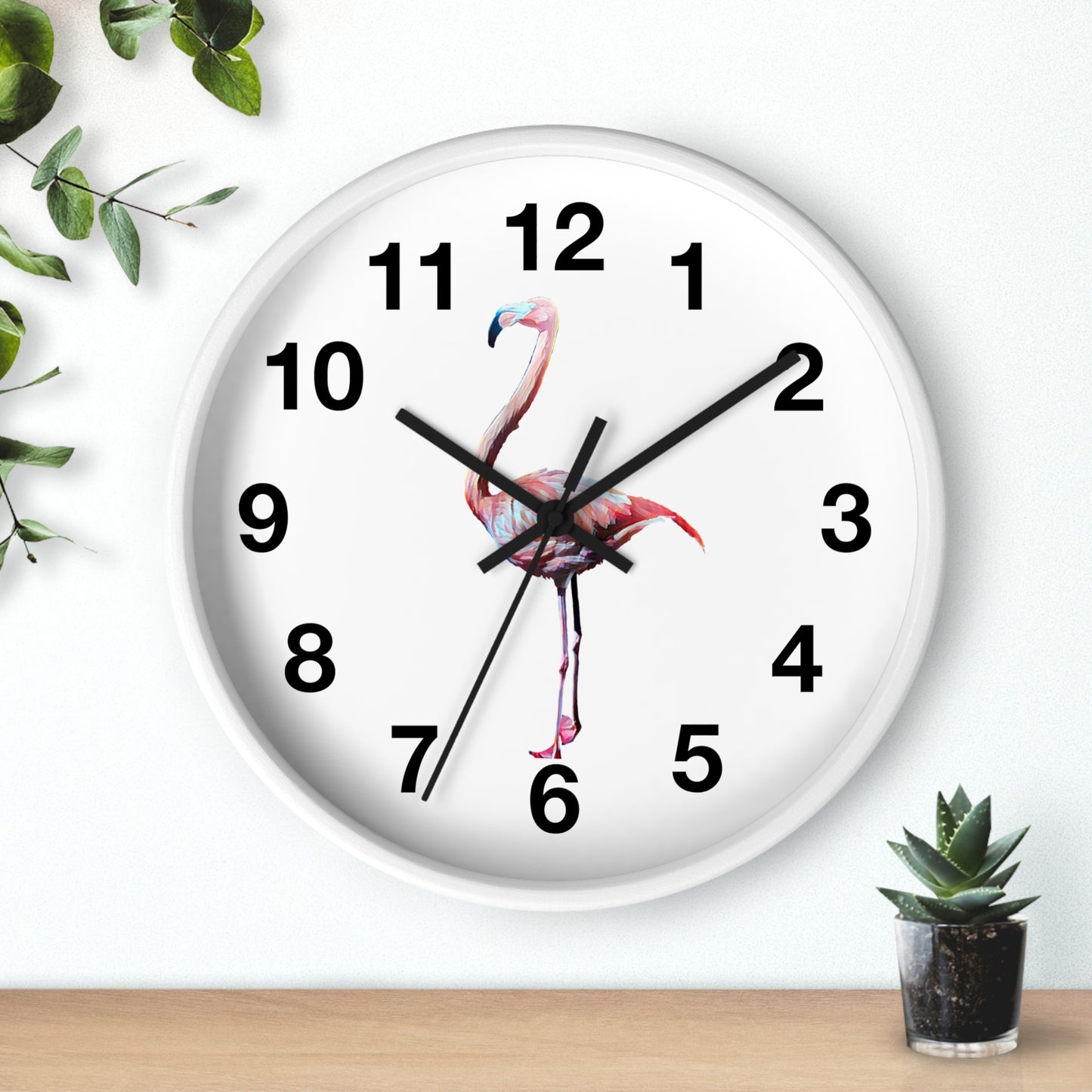 Wall Clock, Flamingo, Beachwalker Club Collection