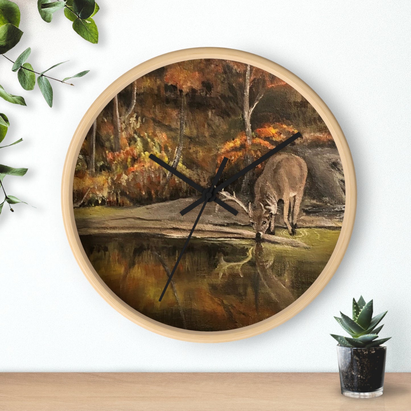 Wall Clock, Deer Haven, Life on the Bayou Collection