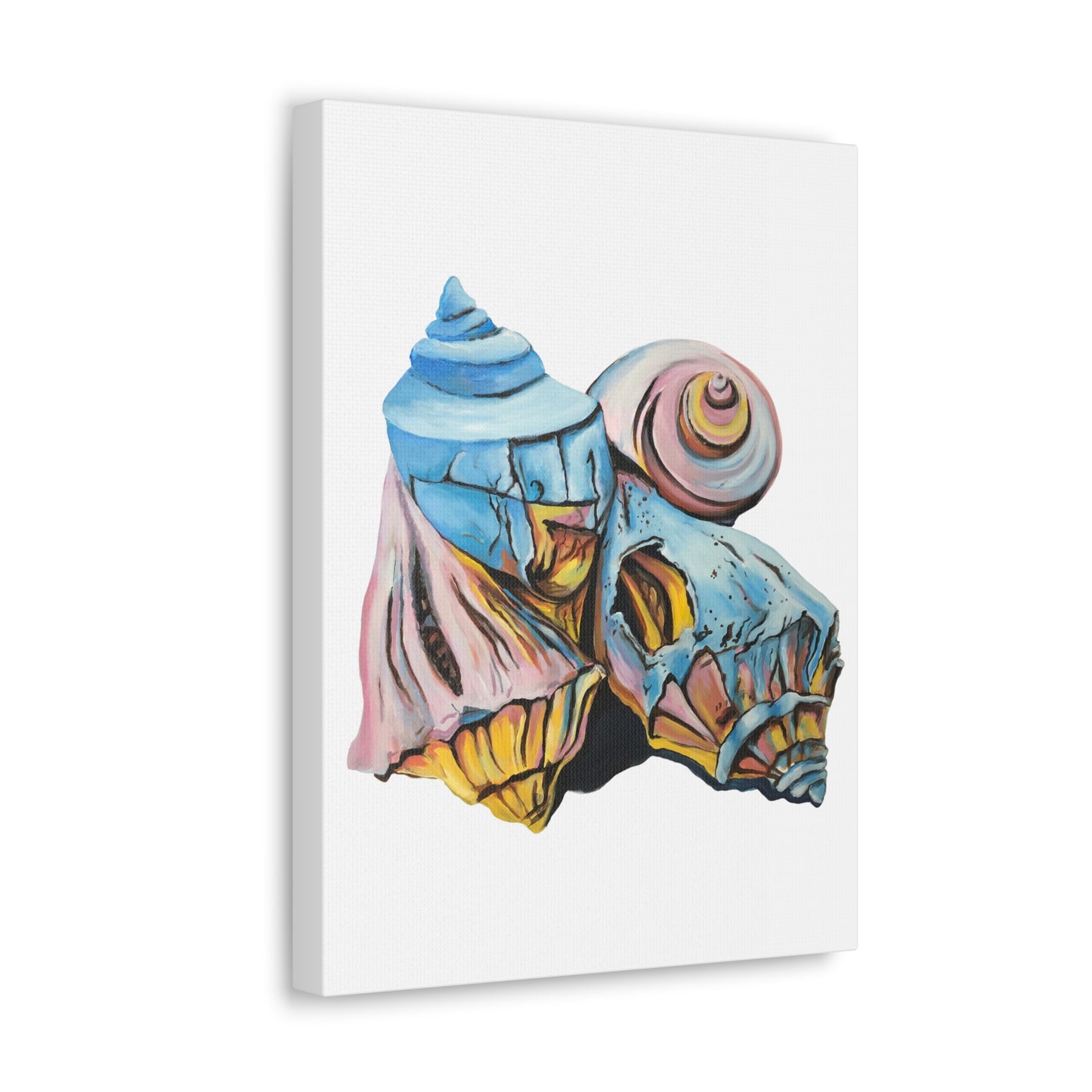 Canvas Gallery Wraps, Artsy Beach Shells, Beachwalker Club Collection