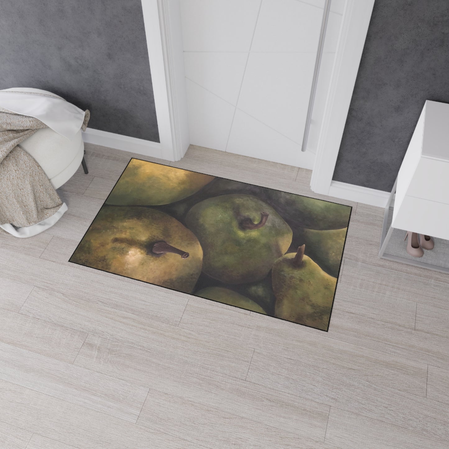 Heavy Duty Floor Mat, Pear Delight, FrediFreds Home Grown Collection