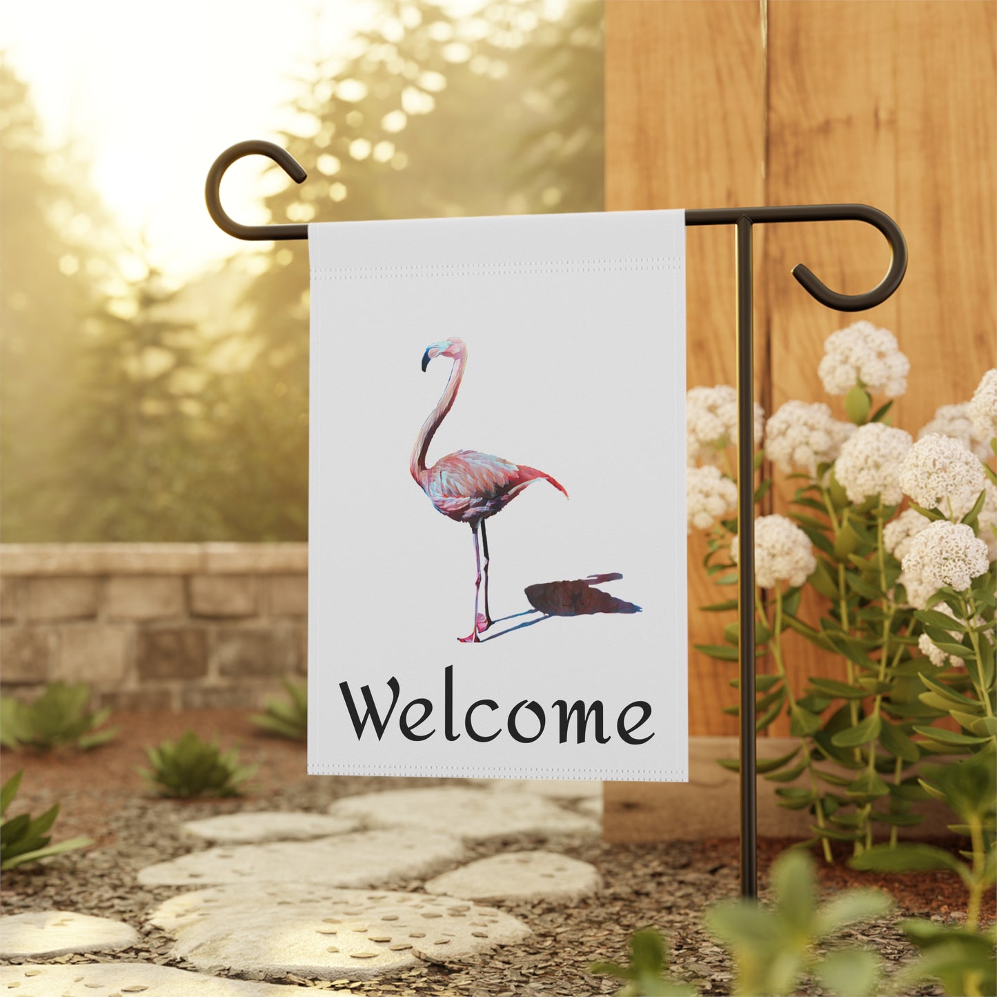 Garden & House Banner, Flamingo, Beachwalker Club Collection