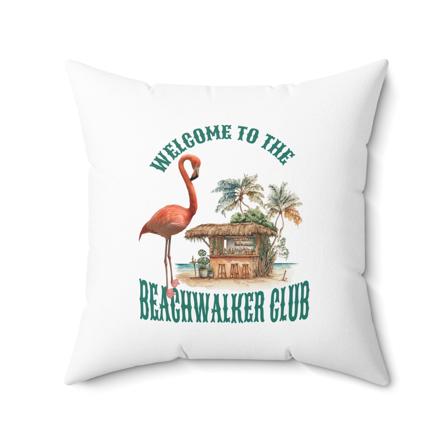 Spun Polyester Square Pillow, Coastal, Beachwalker Club Collection