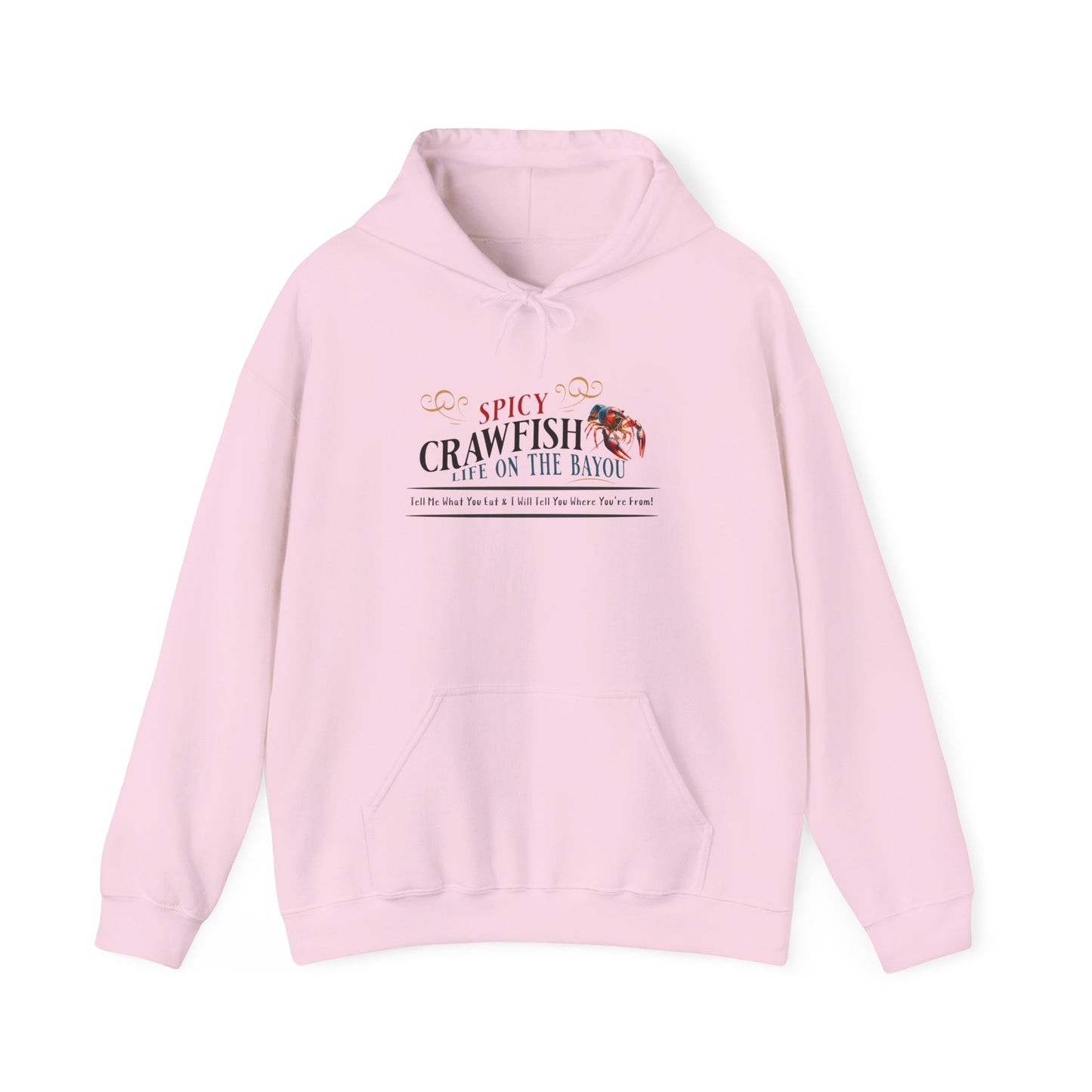 Unisex Heavy Blend™ Hooded Sweatshirt, Spicy Crawfish, Life on the Bayou, Life on the Bayou Collection