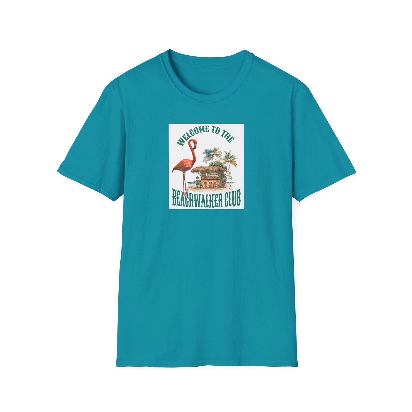 Softstyle T-Shirt, Comfortable Shirt for All Seasons, Colorful Design, Gift for Holidays, Baby Soft Tee, Unisex Top, Beachwalker Club Collection