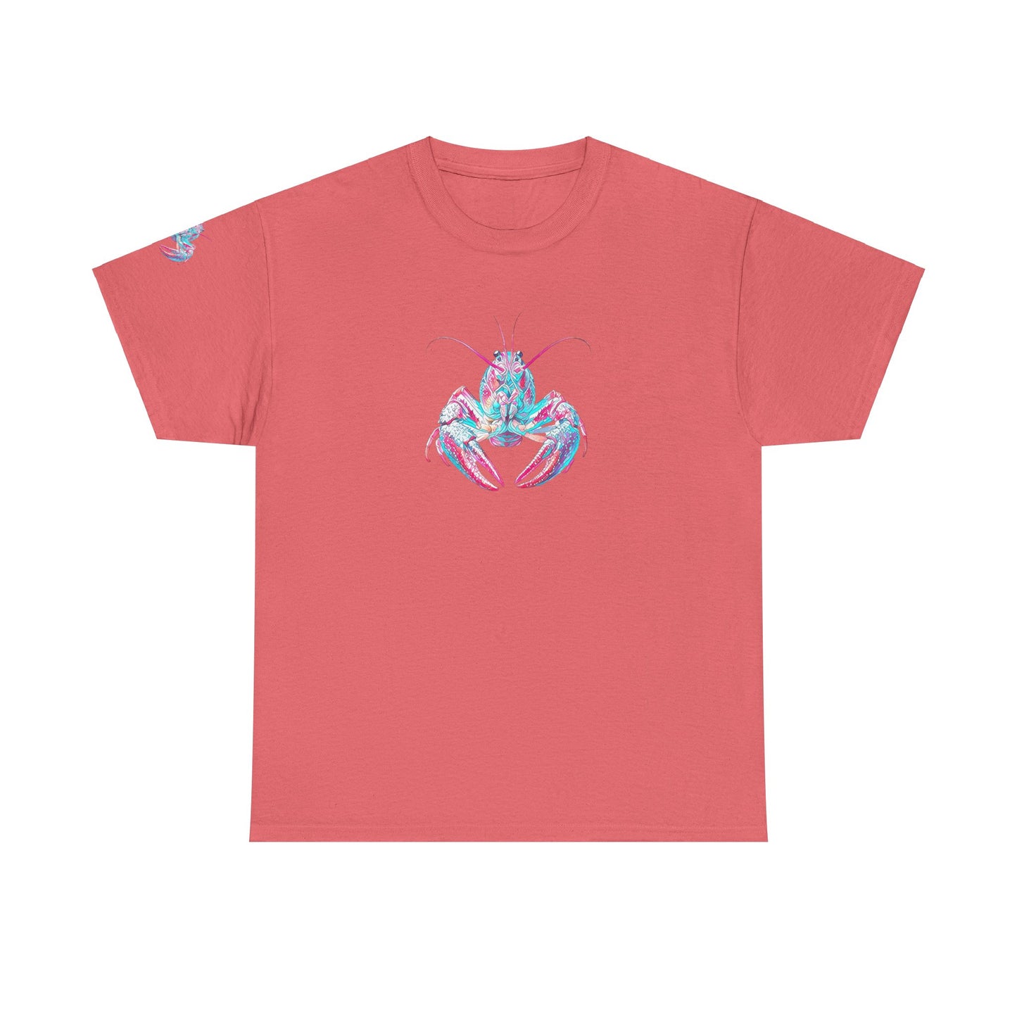 Unisex Heavy Cotton Tee, Abstract Girly Girl's Crawfish Season, Life on the Bayou Collection