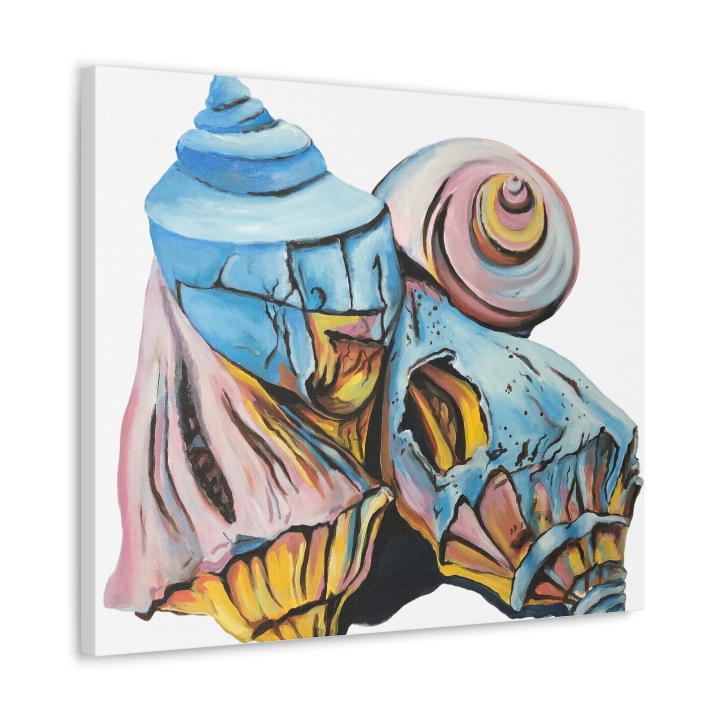 Canvas Gallery Wraps, Artsy Beach Shells, Beachwalker Club Collection