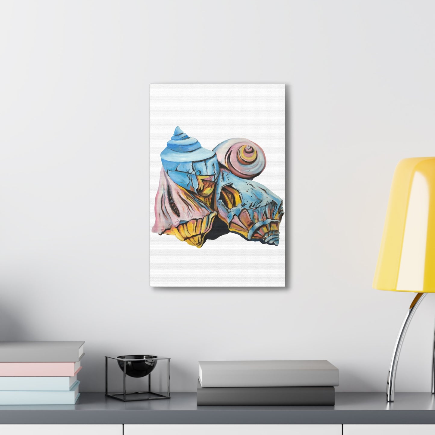 Canvas Gallery Wraps, Artsy Beach Shells, Beachwalker Club Collection