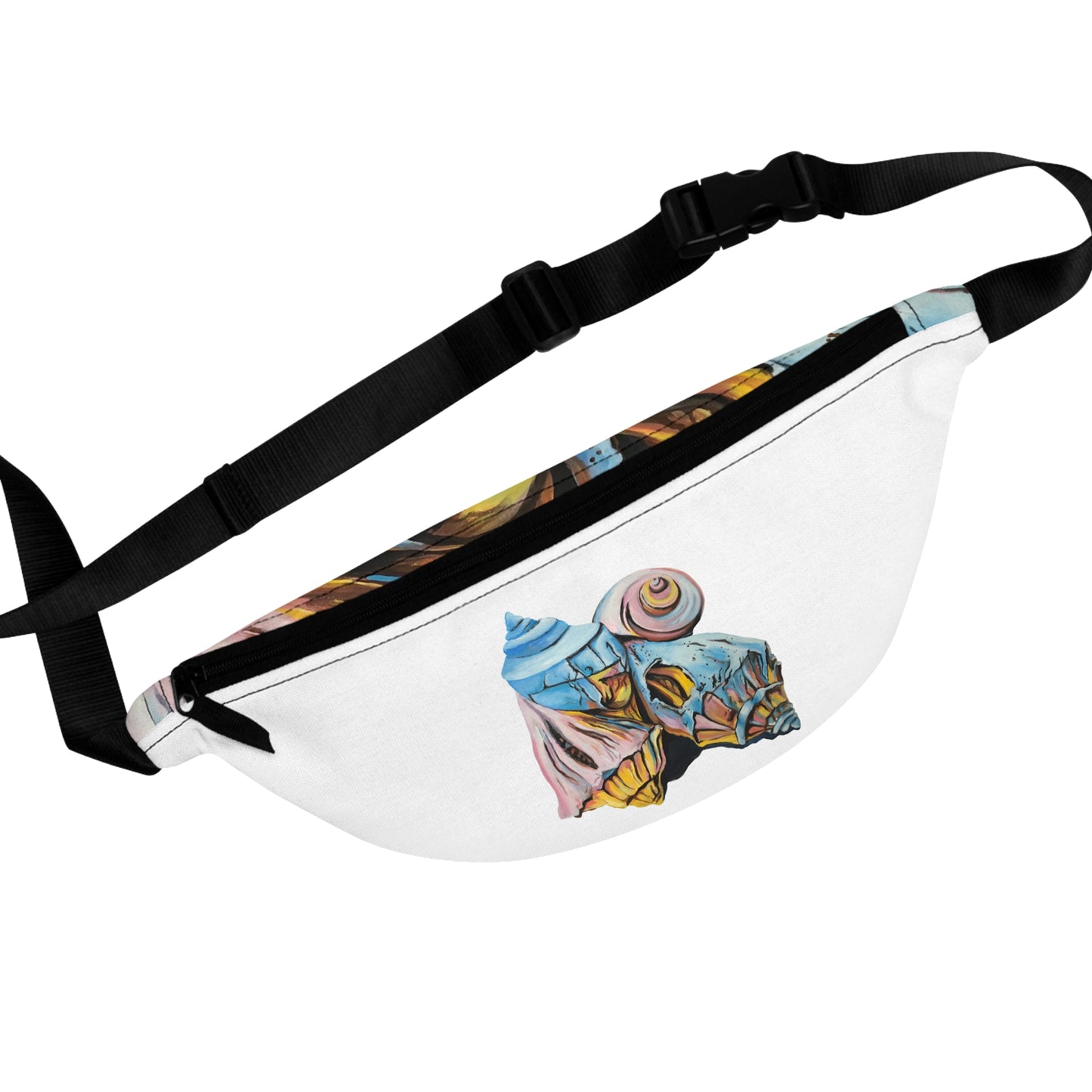 Fanny Pack, Artsy Beach Shells, Beachwalker Club Collection