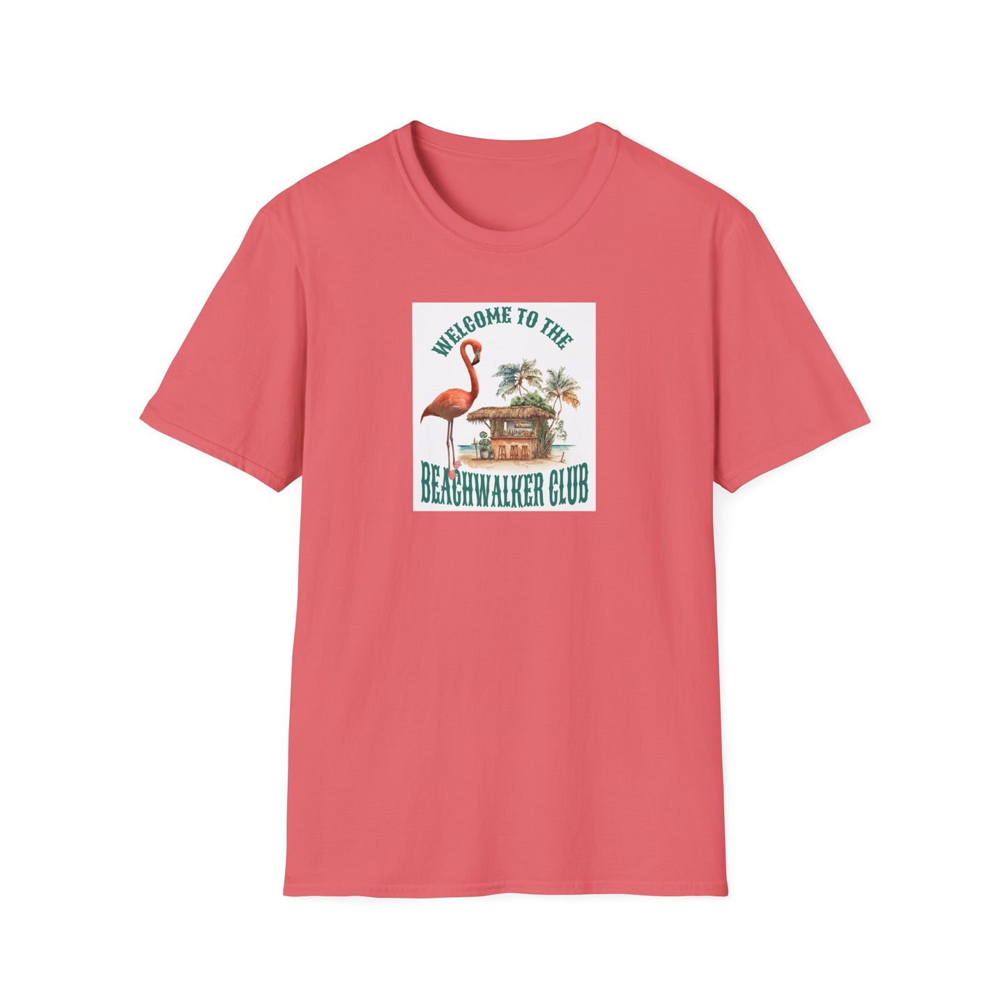 Softstyle T-Shirt, Comfortable Shirt for All Seasons, Colorful Design, Gift for Holidays, Baby Soft Tee, Unisex Top, Beachwalker Club Collection