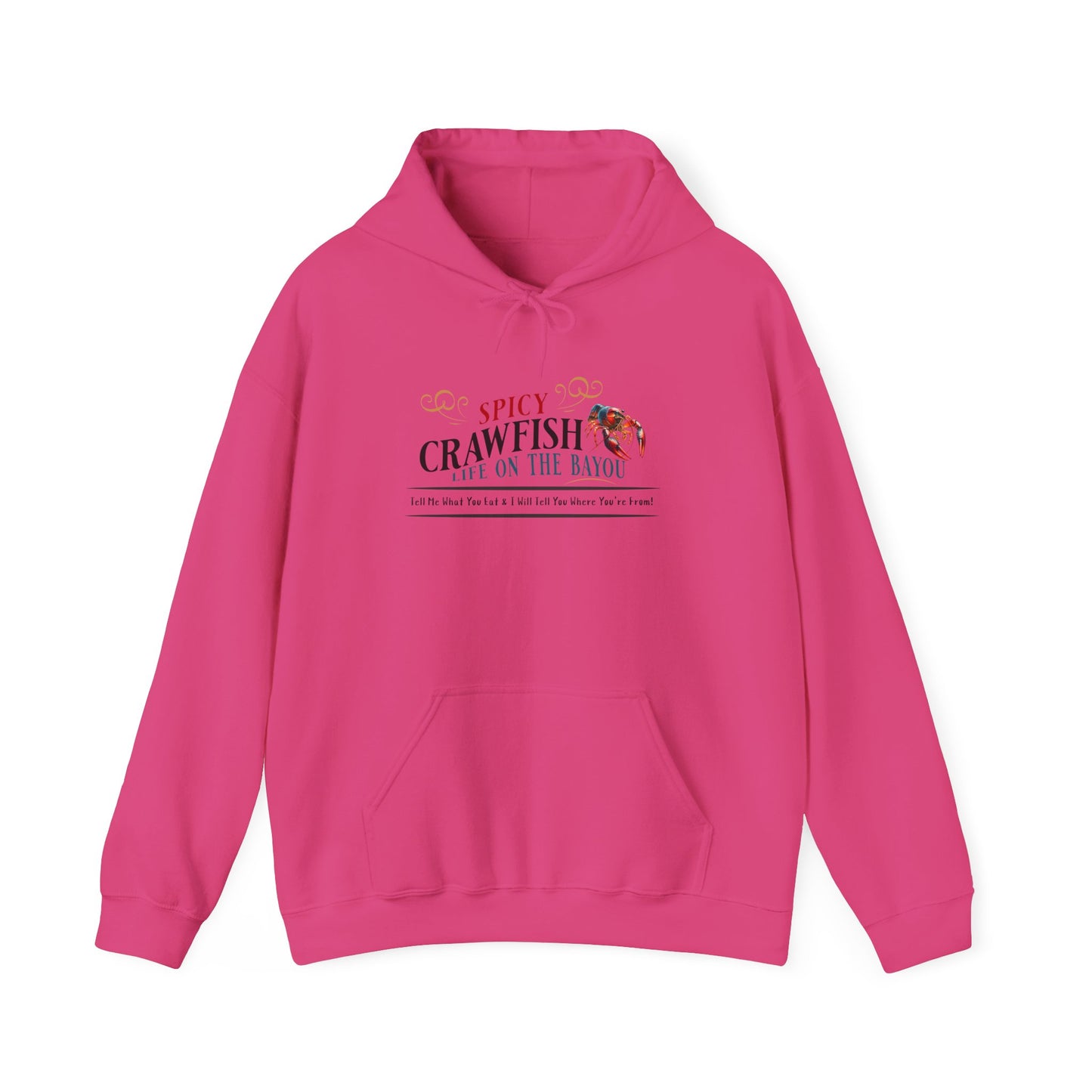Unisex Heavy Blend™ Hooded Sweatshirt, Spicy Crawfish, Life on the Bayou, Life on the Bayou Collection