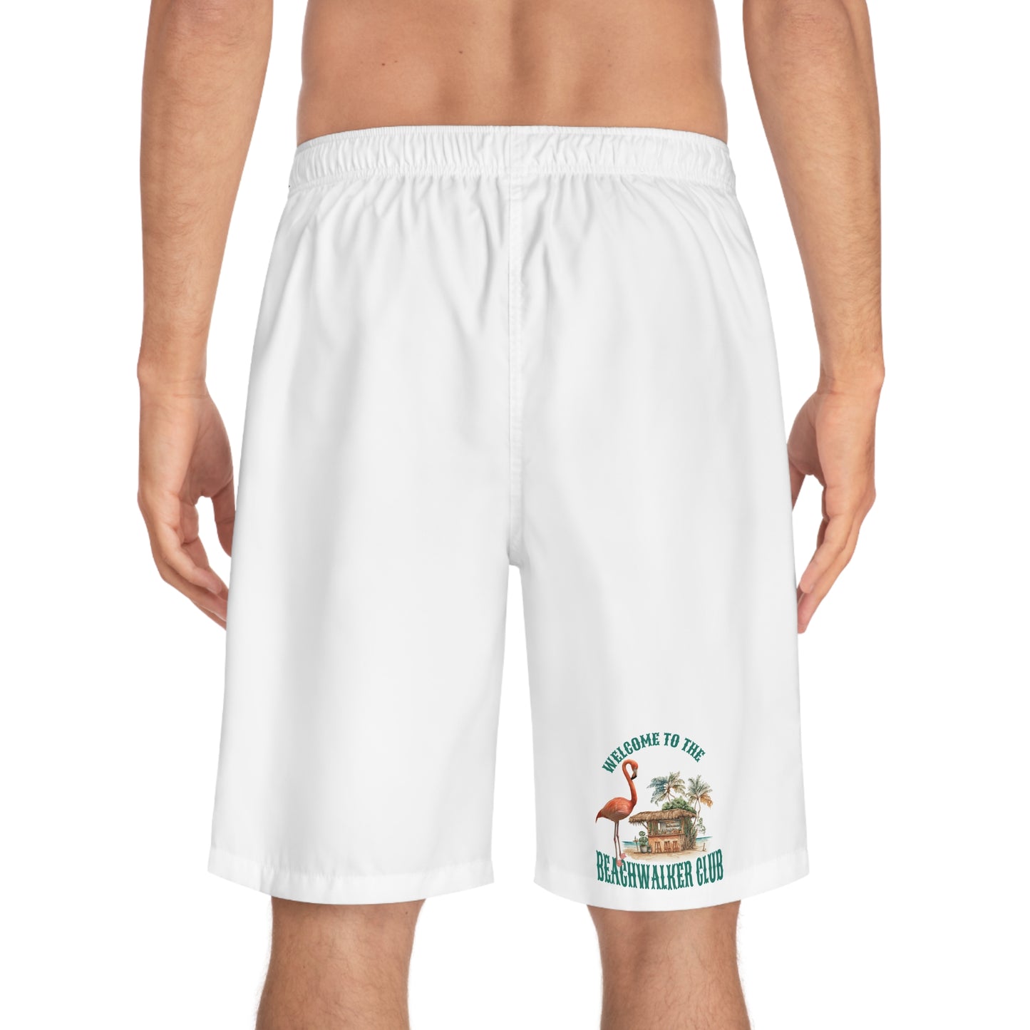 Men's Board Shorts (AOP), Beachwalker Club Collection