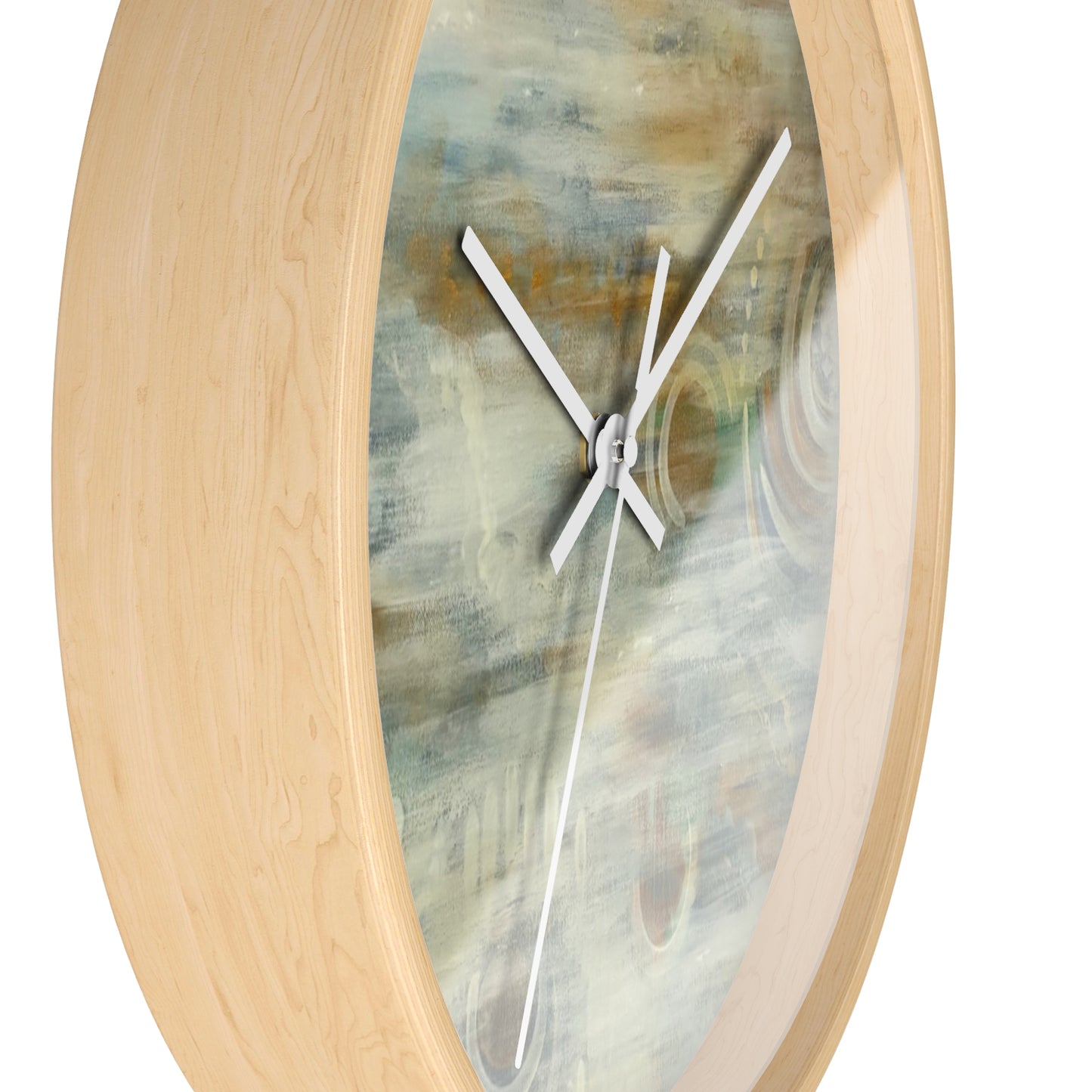 Wall Clock, Abstract Neutrals, FrediFreds Home Collection