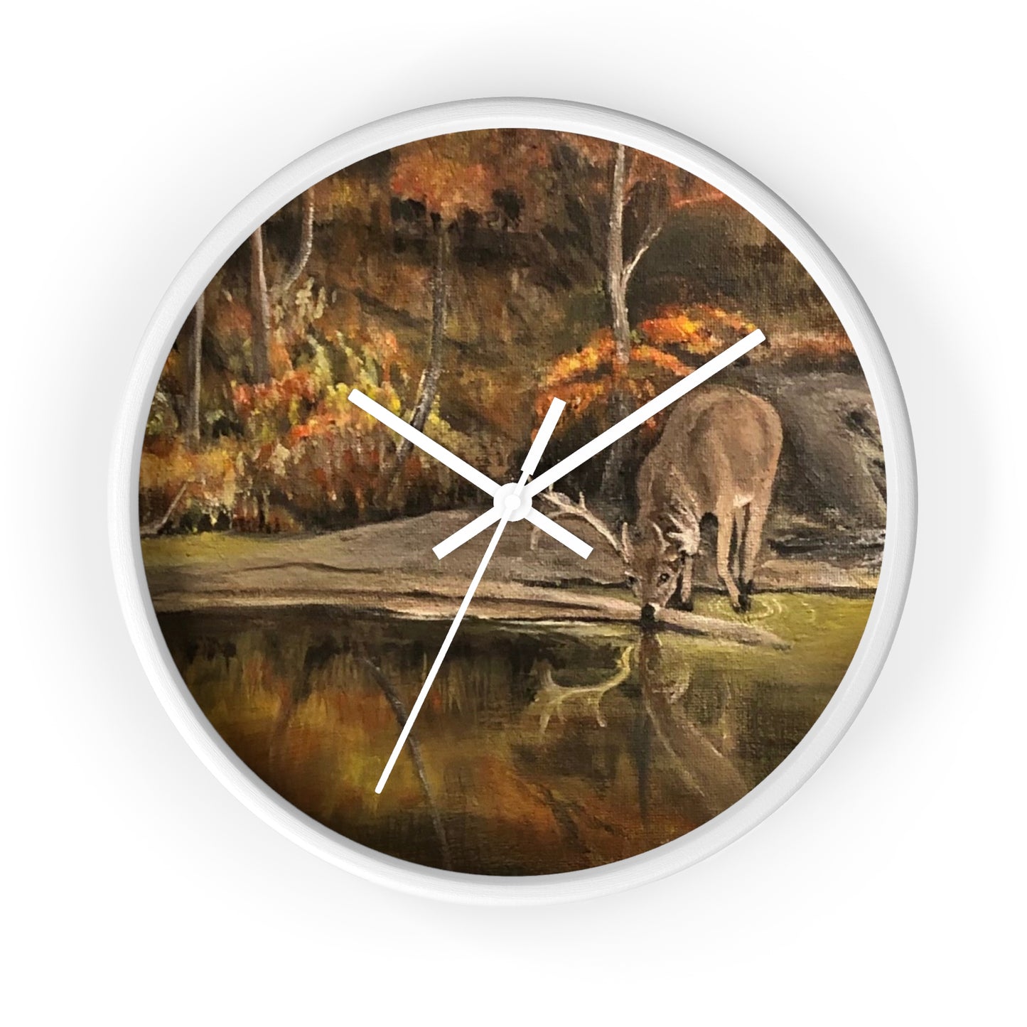 Wall Clock, Deer Haven, Life on the Bayou Collection
