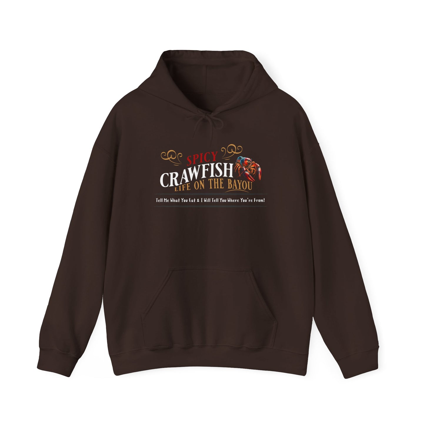 Unisex Heavy Blend™ Hooded Sweatshirt, Spicy Crawfish, Life on the Bayou, Life on the Bayou Collection