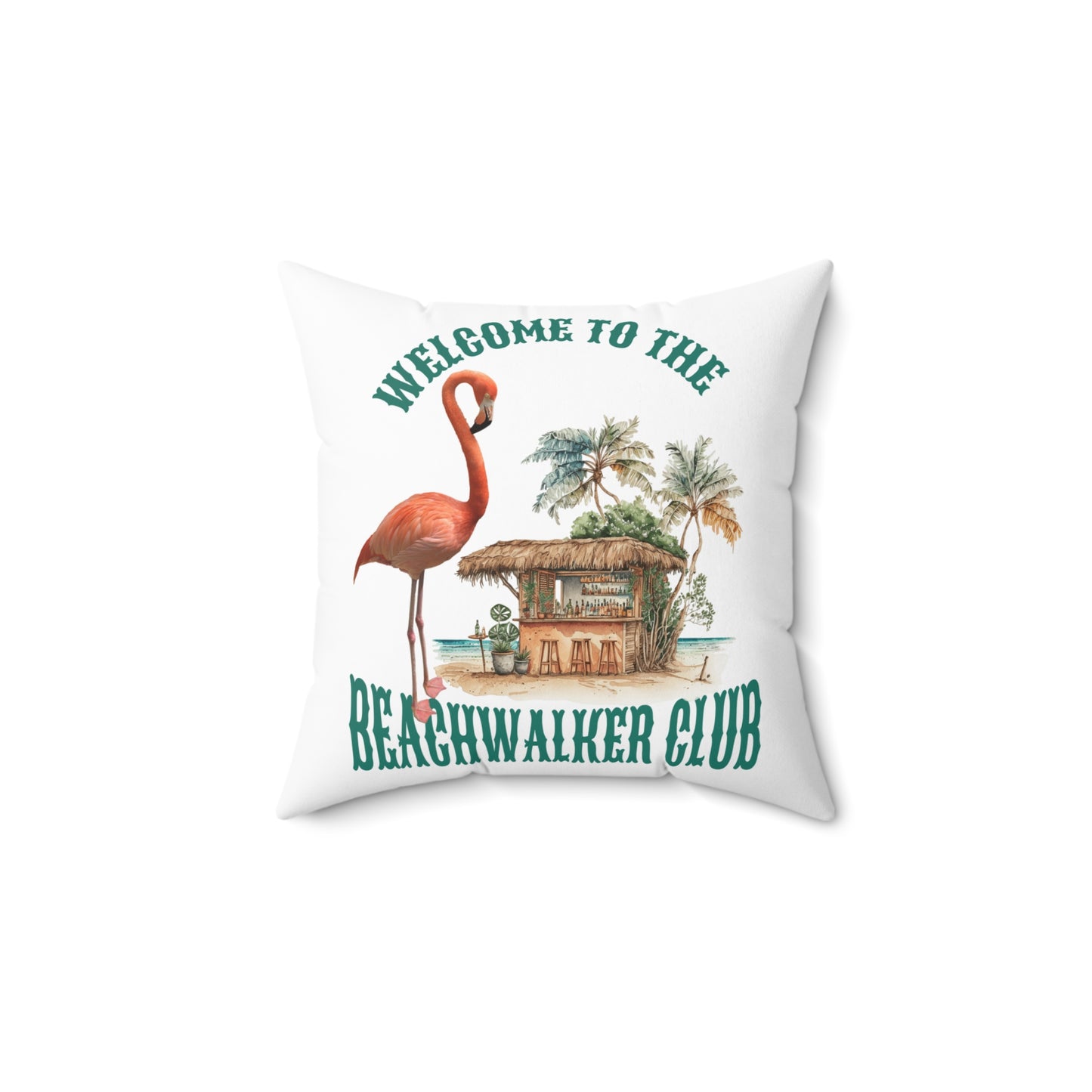 Spun Polyester Square Pillow, Coastal, Beachwalker Club Collection