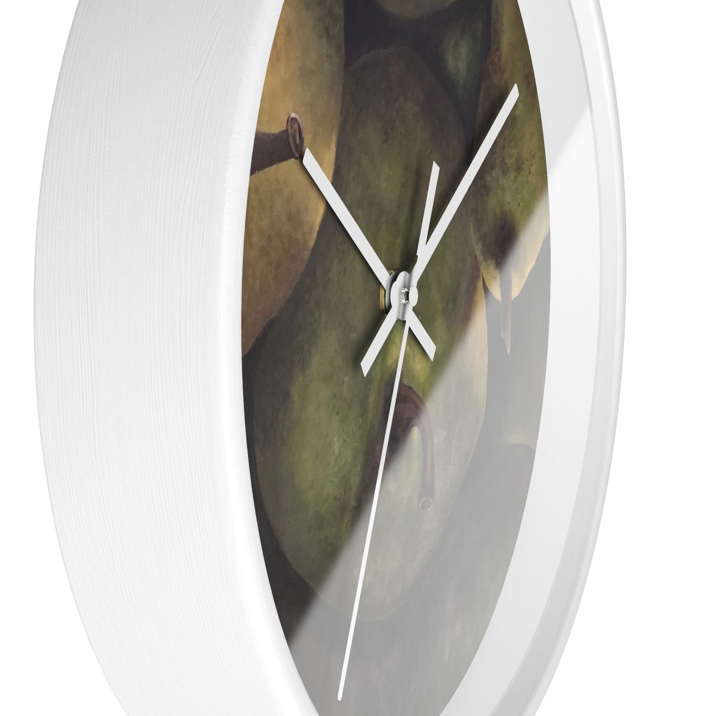 Wall Clock, Pear Delight Print Design, FrediFreds Home Collection