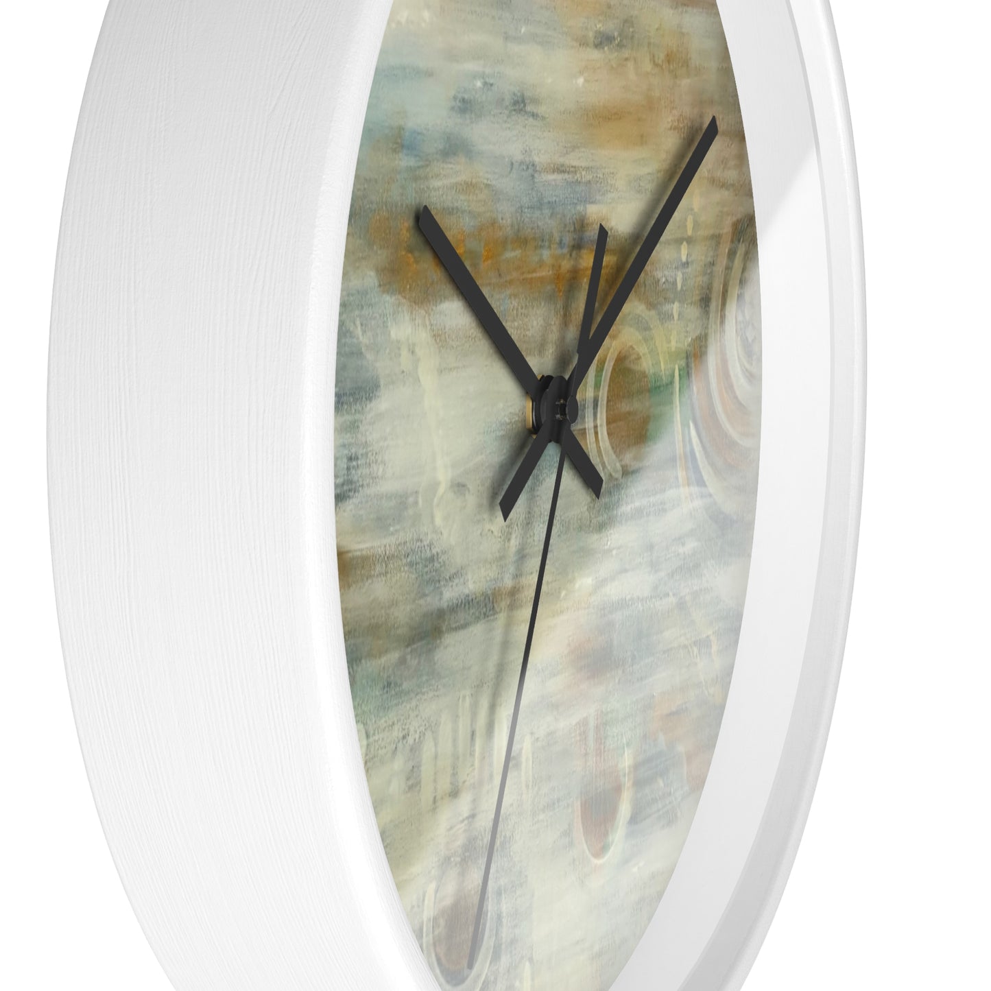 Wall Clock, Abstract Neutrals, FrediFreds Home Collection
