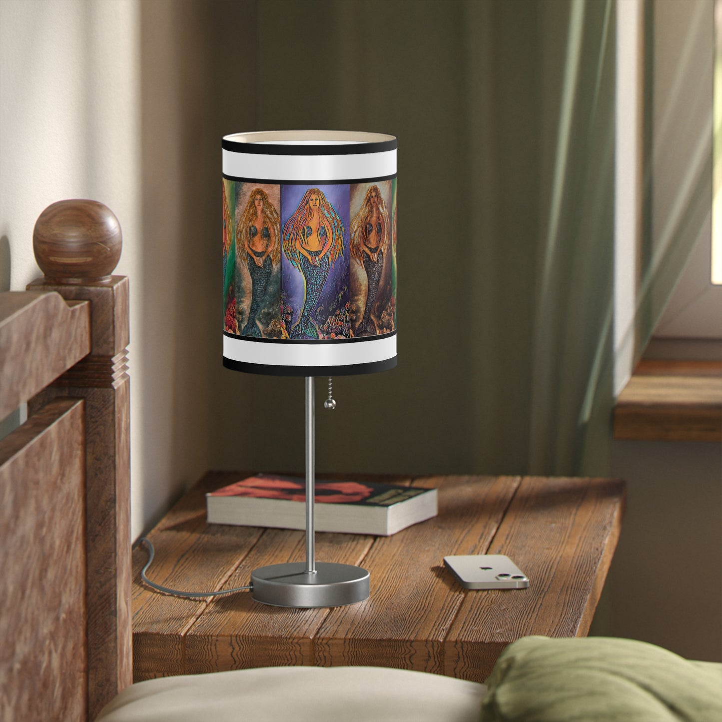 Lamp on a Stand, US|CA plug, Iva by the Sea, Mermaid, Beachwalker Club Collection