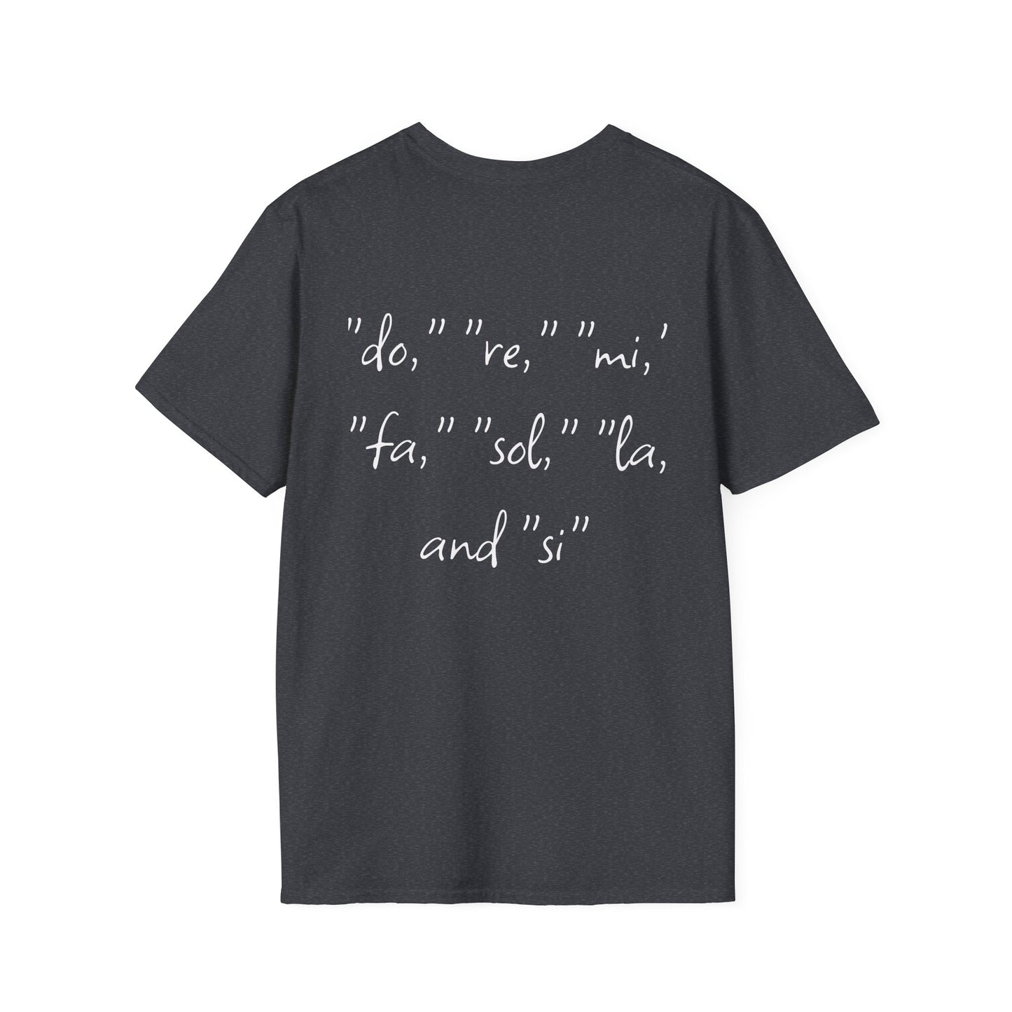 Unisex Softstyle T-Shirt, Pianist, Love Notes, Soul Music