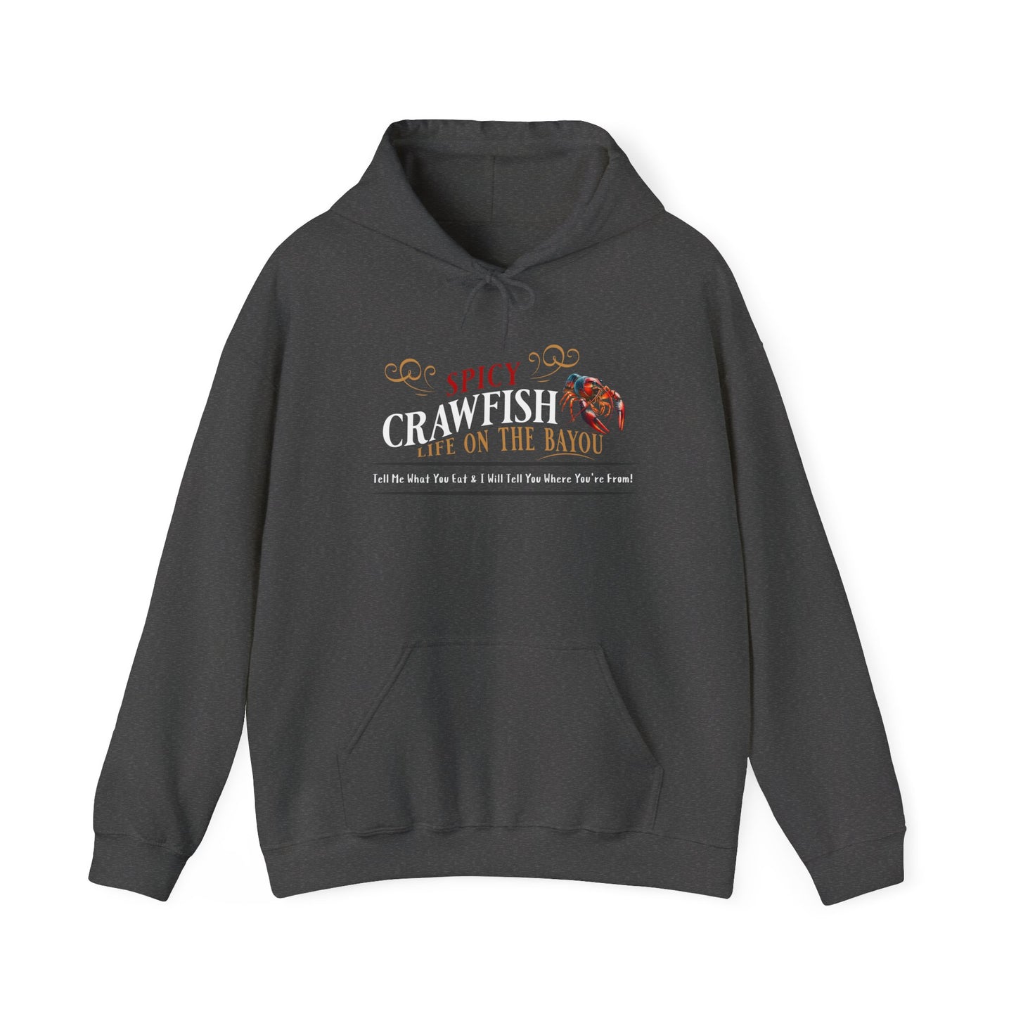 Unisex Heavy Blend™ Hooded Sweatshirt, Spicy Crawfish, Life on the Bayou, Life on the Bayou Collection