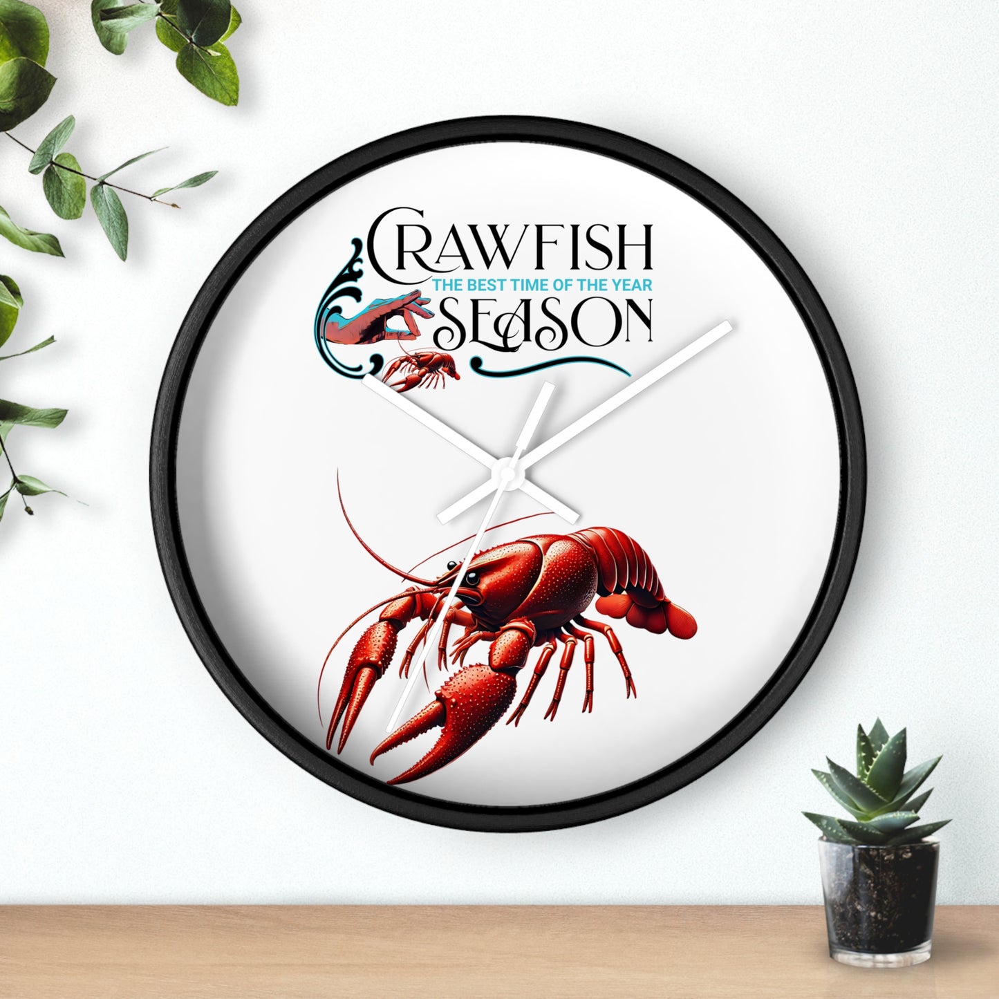 Wall Clock, Crawfish Season, Life on the Bayou Collection