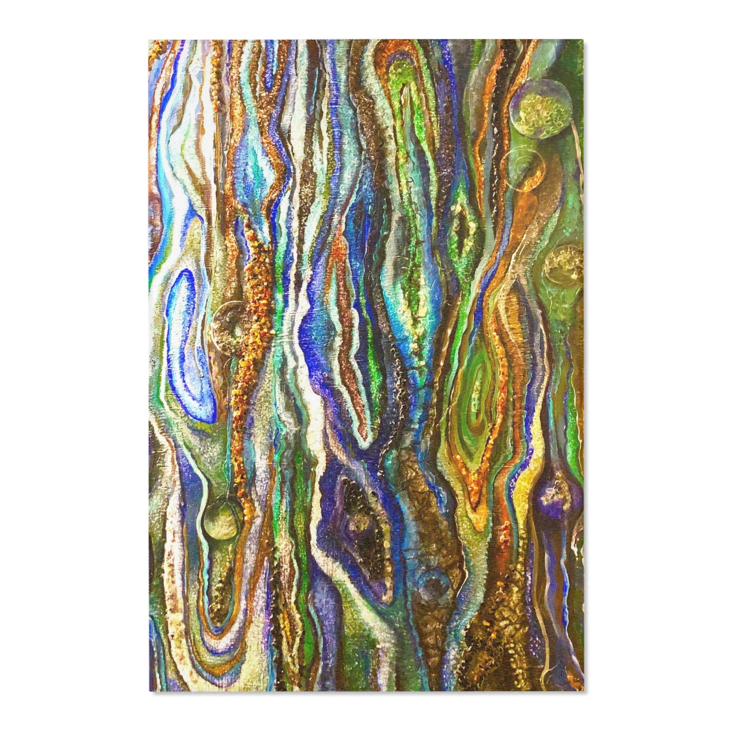 Area Rugs, Genesis, In the Beginning God Created the Heavens and the Earth, Artwork, FrediFreds Home Collection