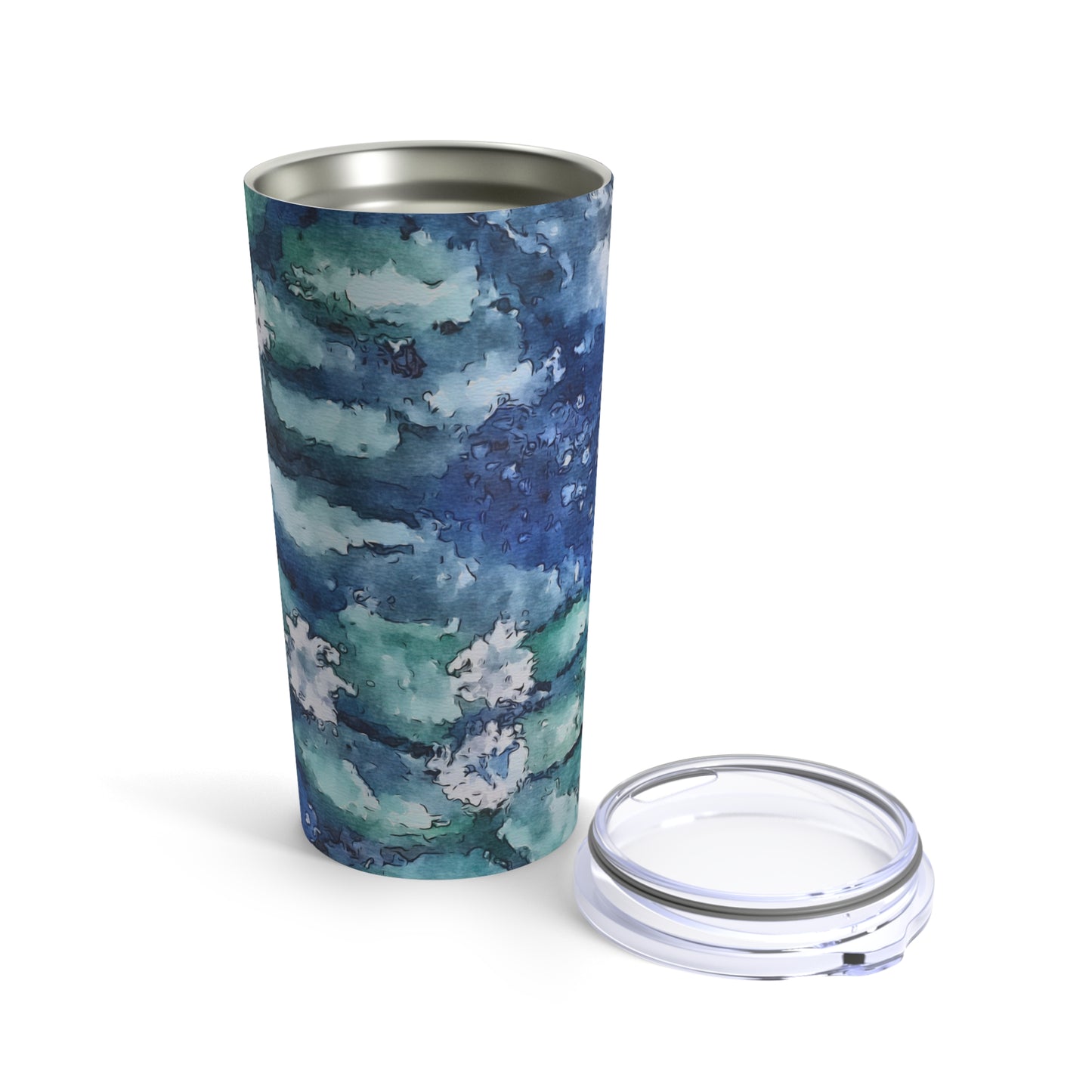 Tumbler 20oz, Water Lilies, FrediFreds Home Collection