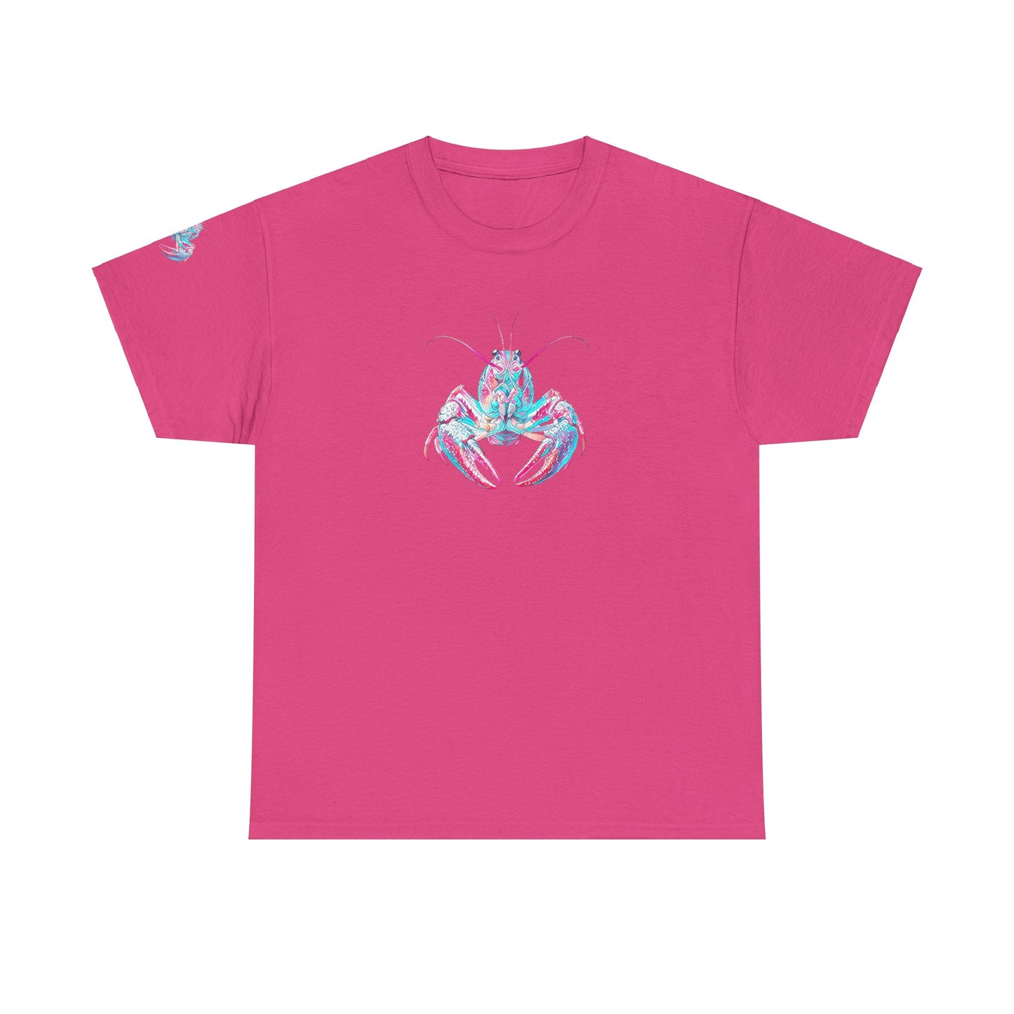 Unisex Heavy Cotton Tee, Abstract Girly Girl's Crawfish Season, Life on the Bayou Collection
