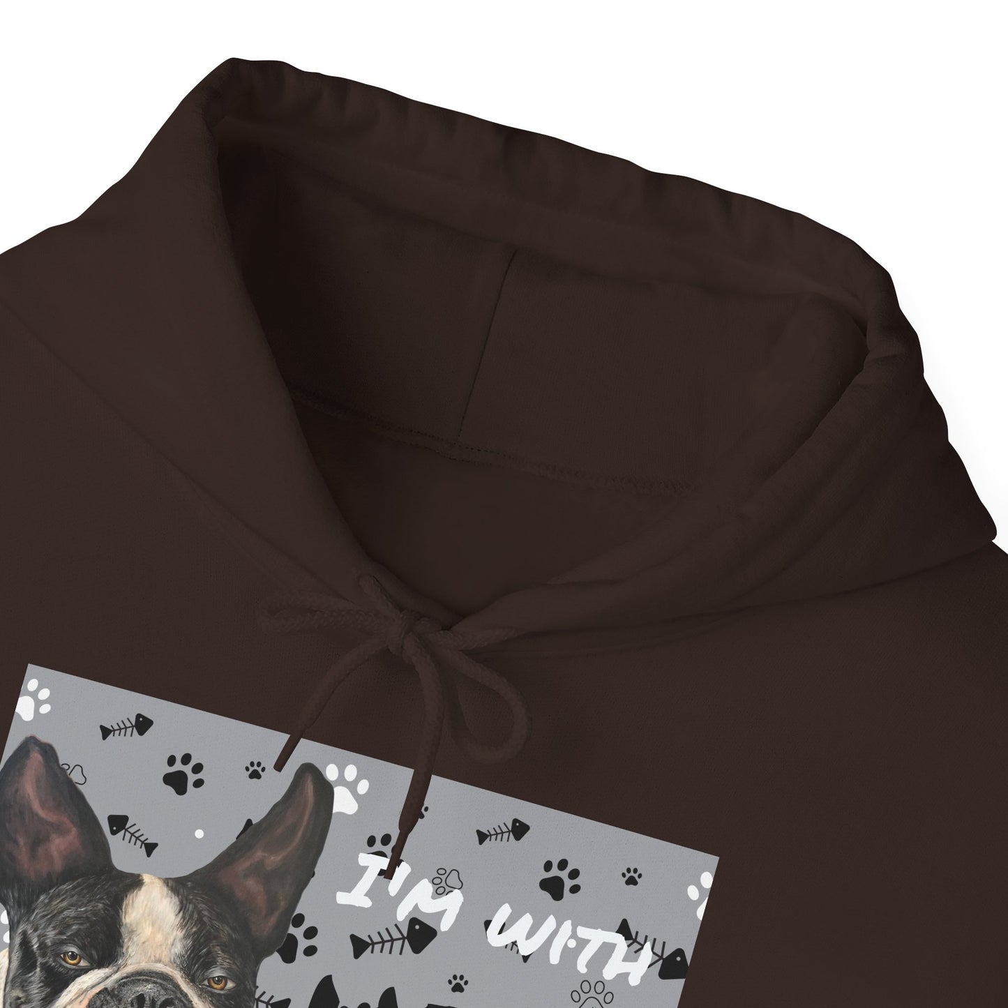 Unisex Heavy Blend™ Friendship Hooded Sweatshirt, I'm Vibing with Them, Max Loves Pookie Collection